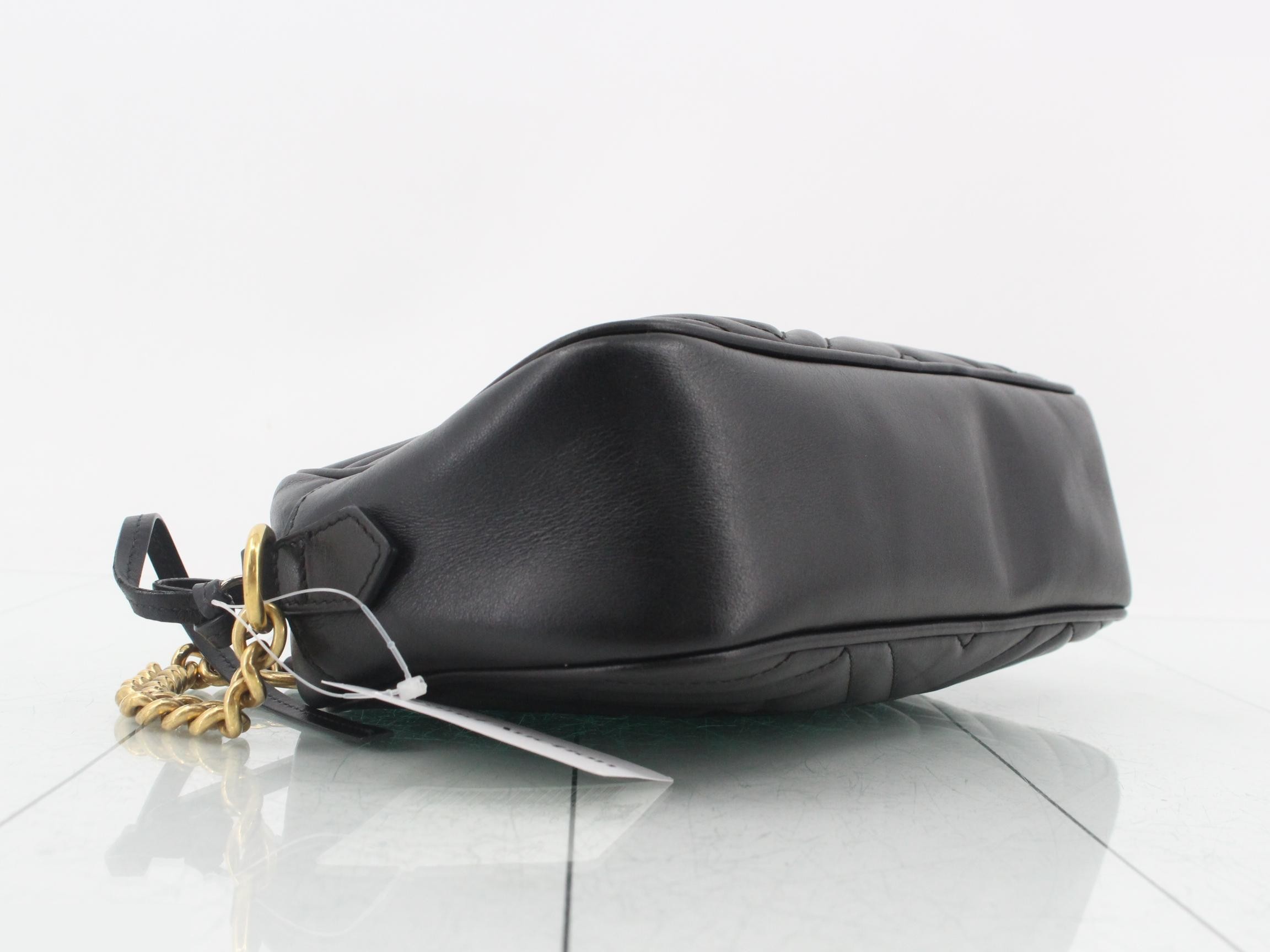 GG Marmont Leather Chain Bag — view 5