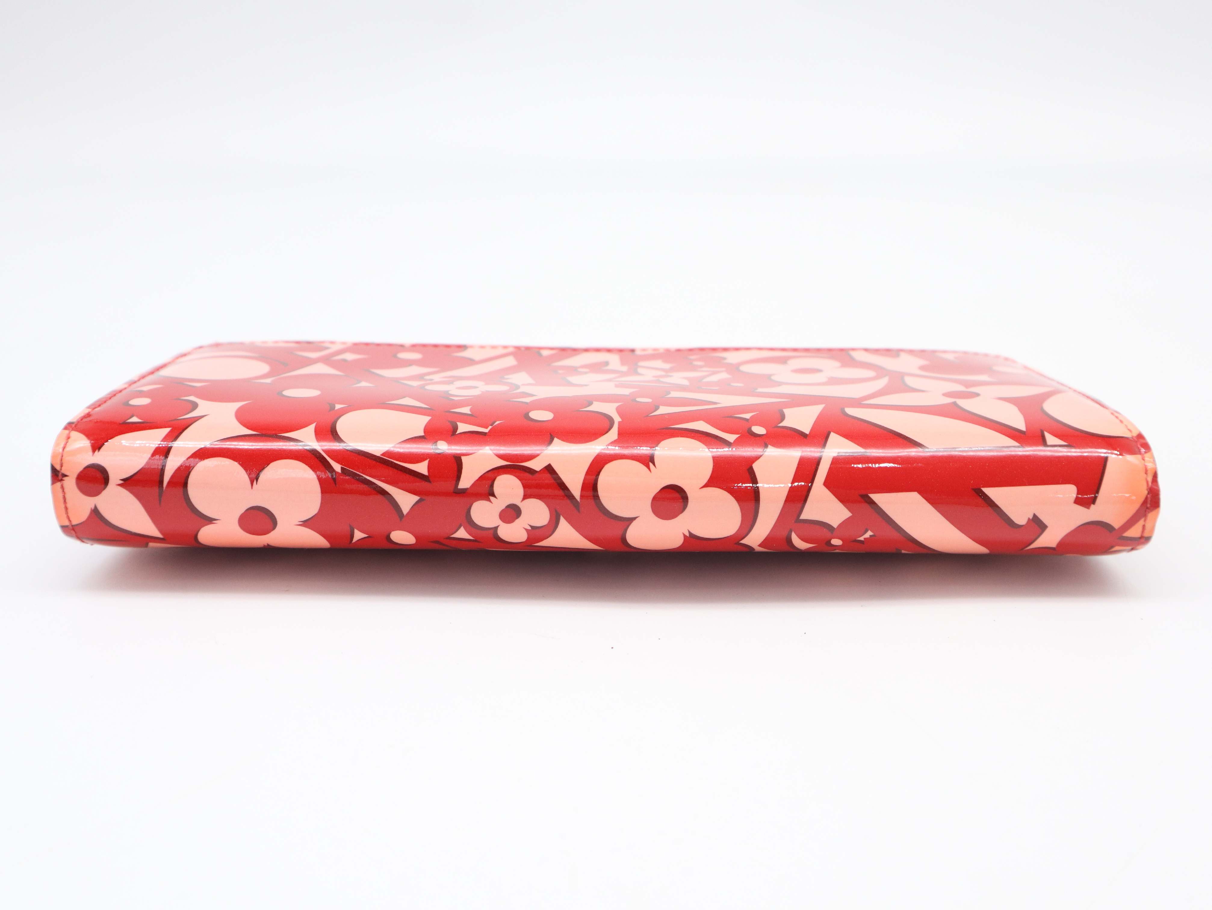 M90127 Vernis Portefeuille Sarah Sweet Monogram Pomme d'Amour Wallet with Box and Dust Bag — view 4