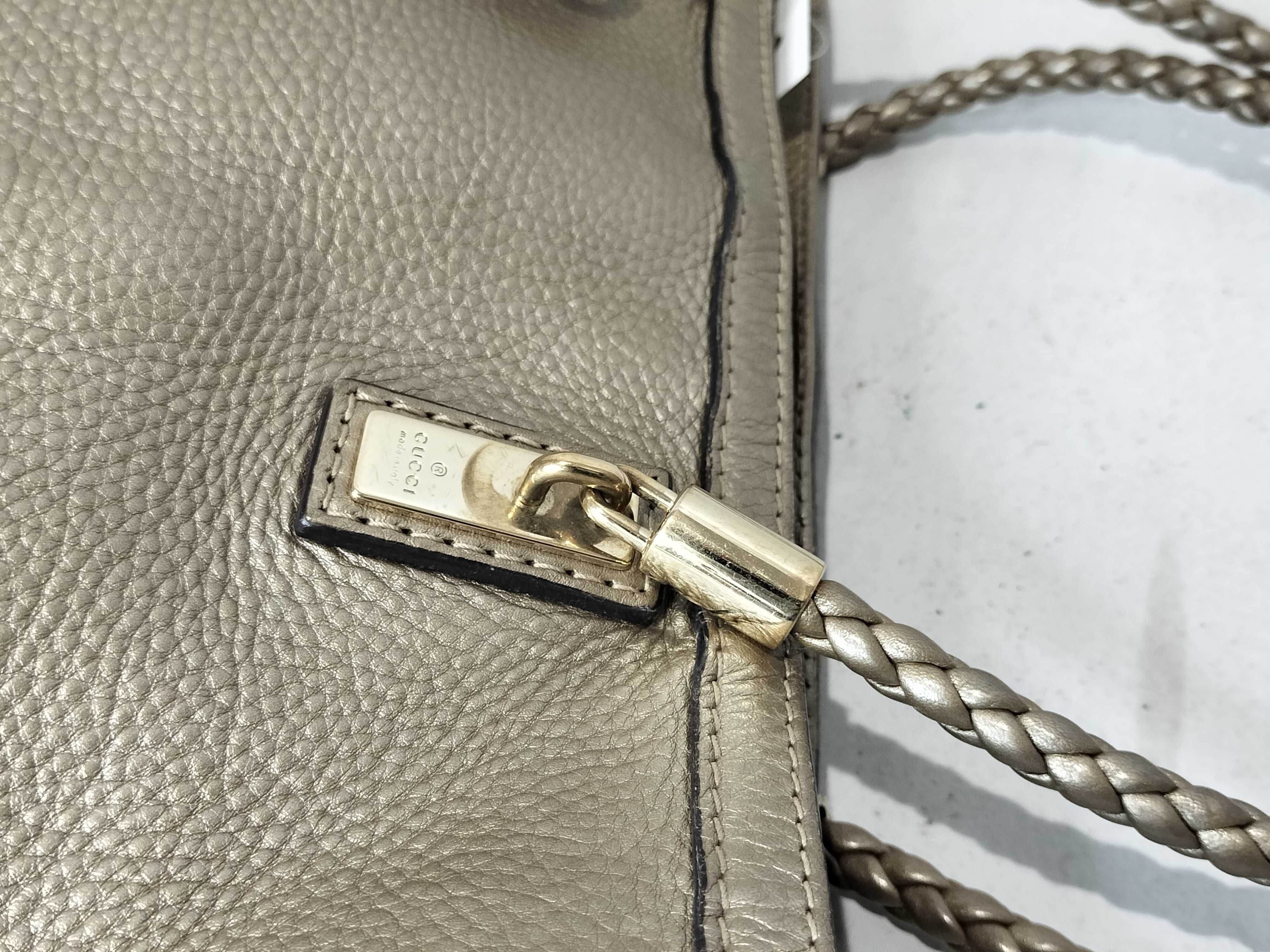 Bamboo Gold Tote Bag Handbag — view 5