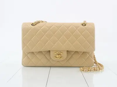 Matelassé Lambskin Chain Shoulder Bag