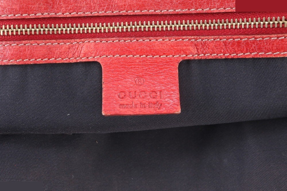 GG Canvas Sherry Charm Leather Tote Bag 137396 — view 8