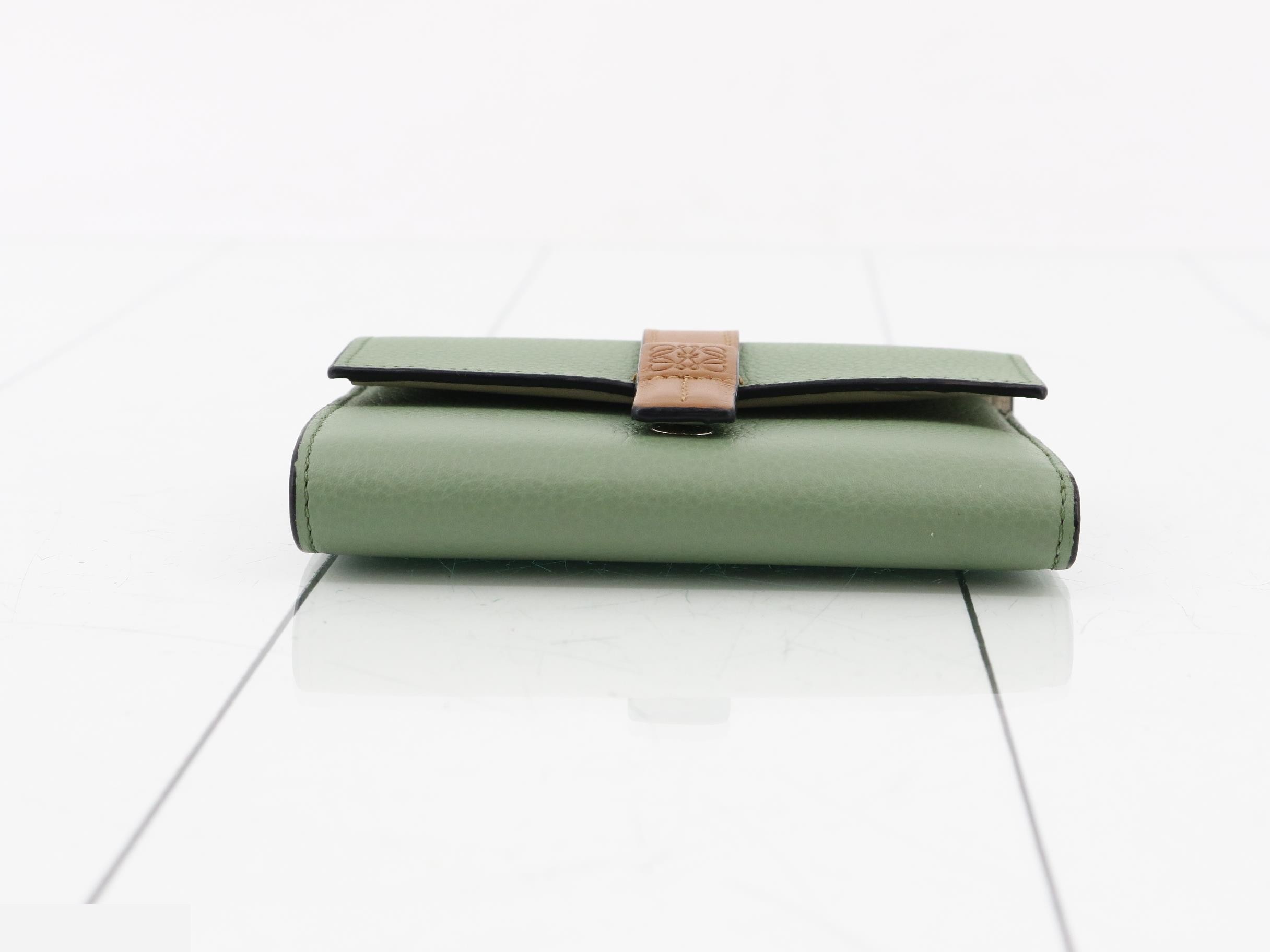 Vertical Wallet, Small, Leather — view 3