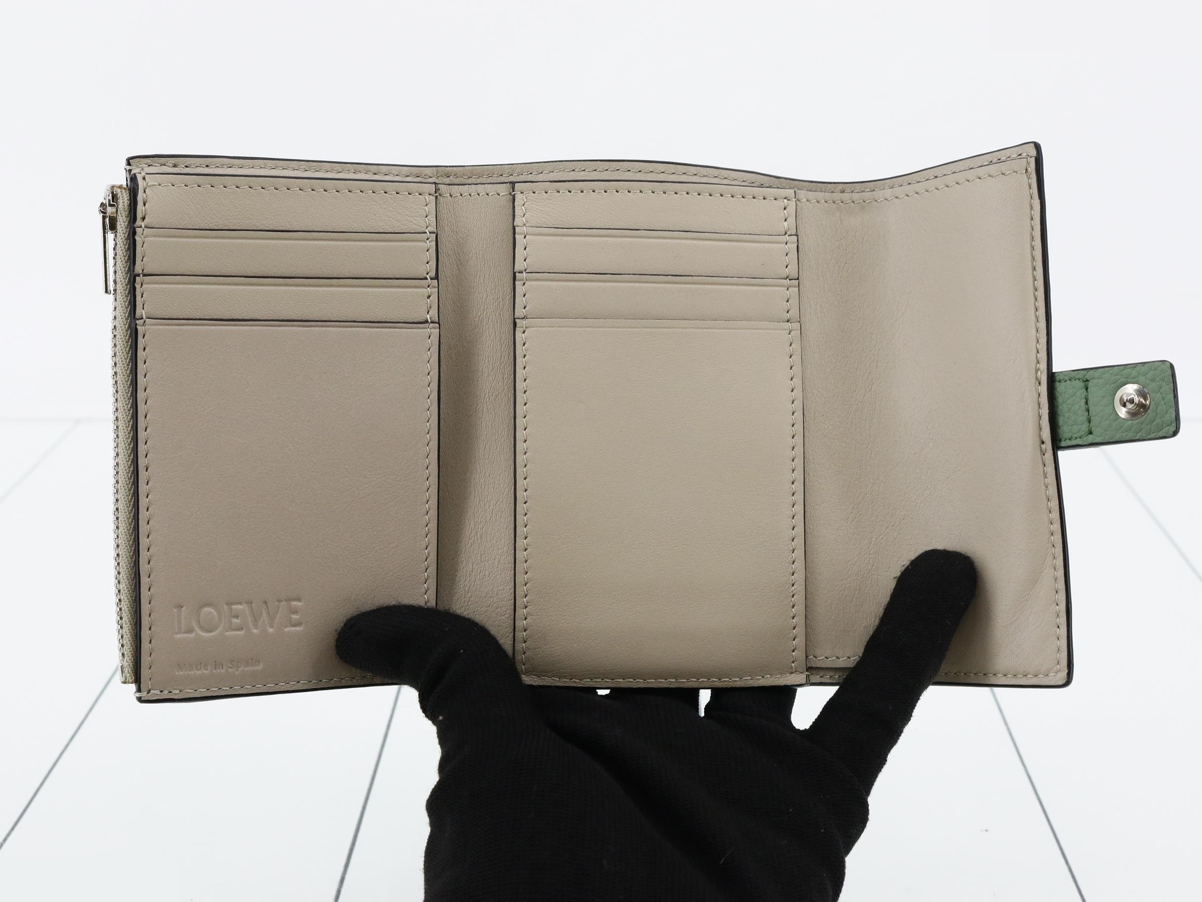 Vertical Wallet, Small, Leather — view 4