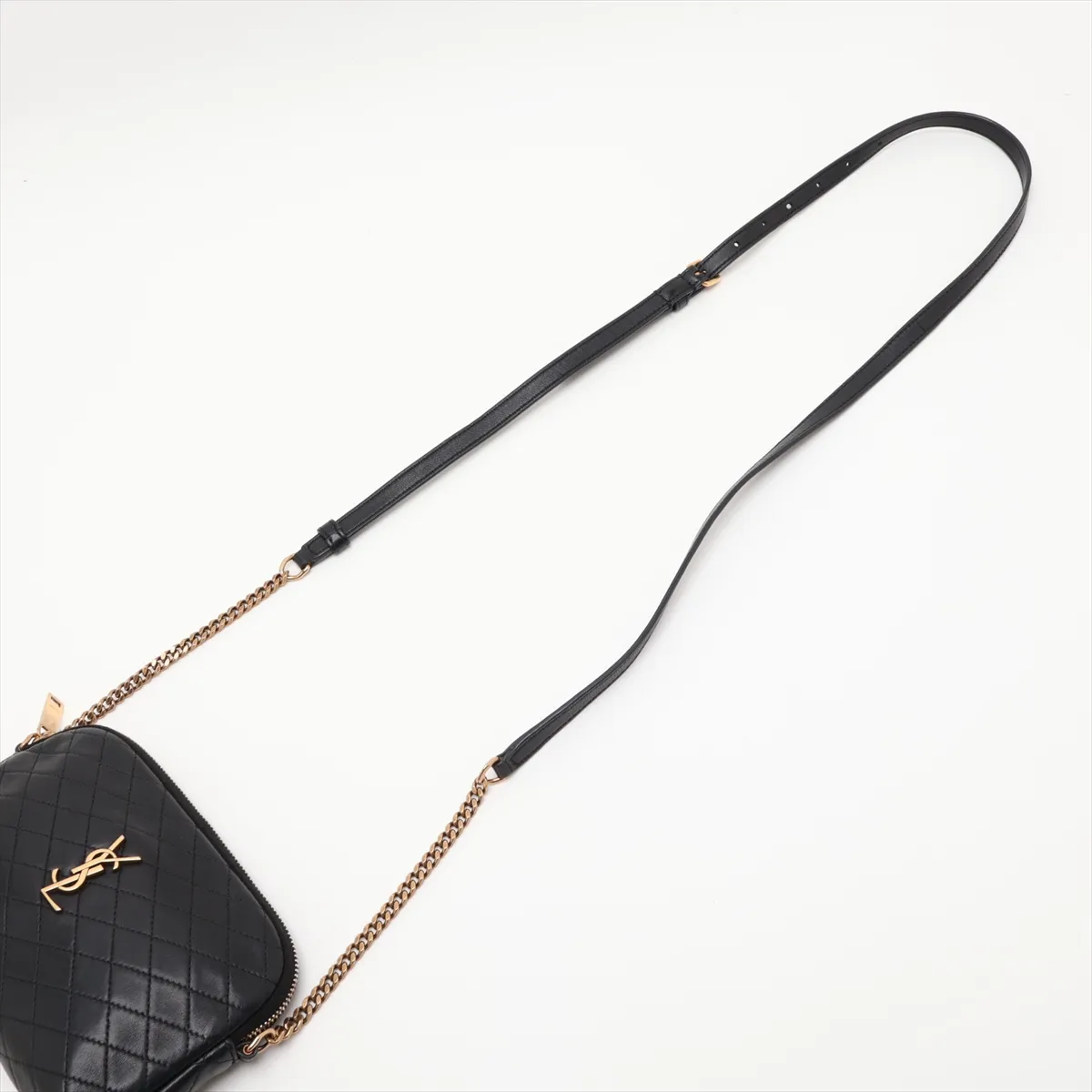 Gabby Chain Shoulder Bag, Black — view 5
