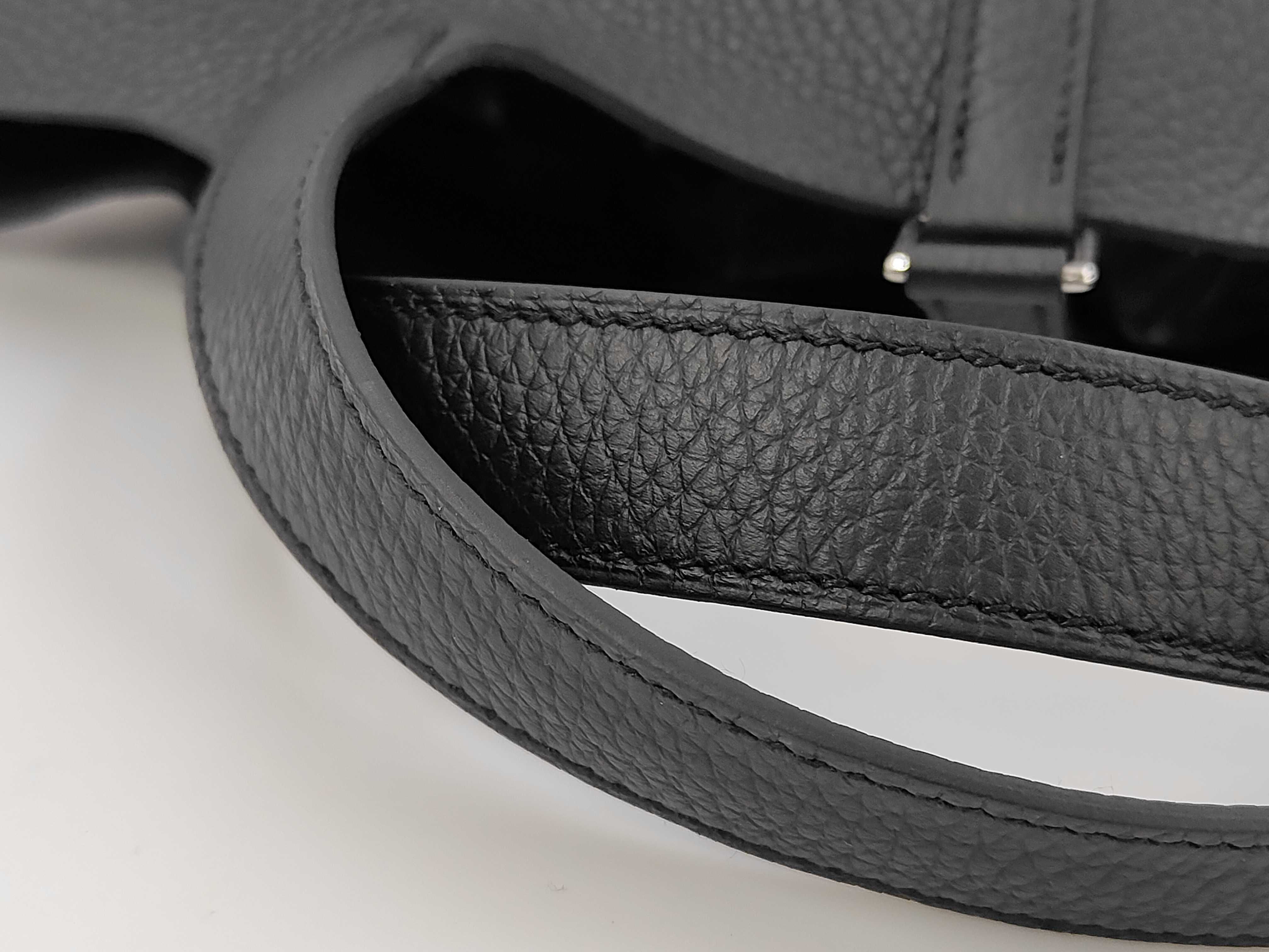 Picotin Lock 18 Black x Taurillon Clemence Leather x Silver Hardware x K Stamp [KMI010IA] Handbag — view 6