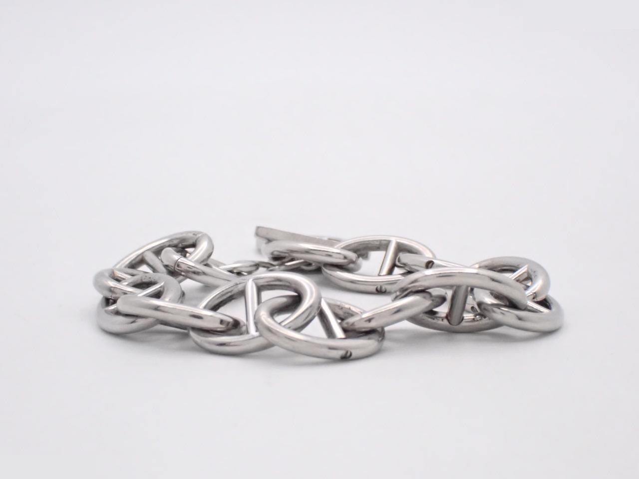 Anchor Chain Bracelet Band, GG Gold, Wrist size approximately 17cm — view 2