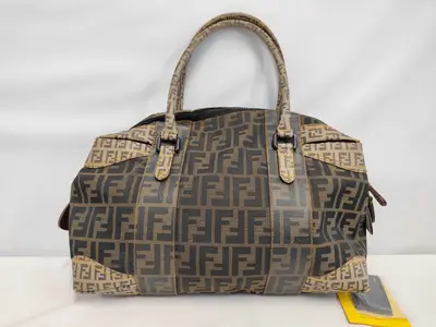 Zucca Zucchino Handbag Boston Bag Combination Tote Bag