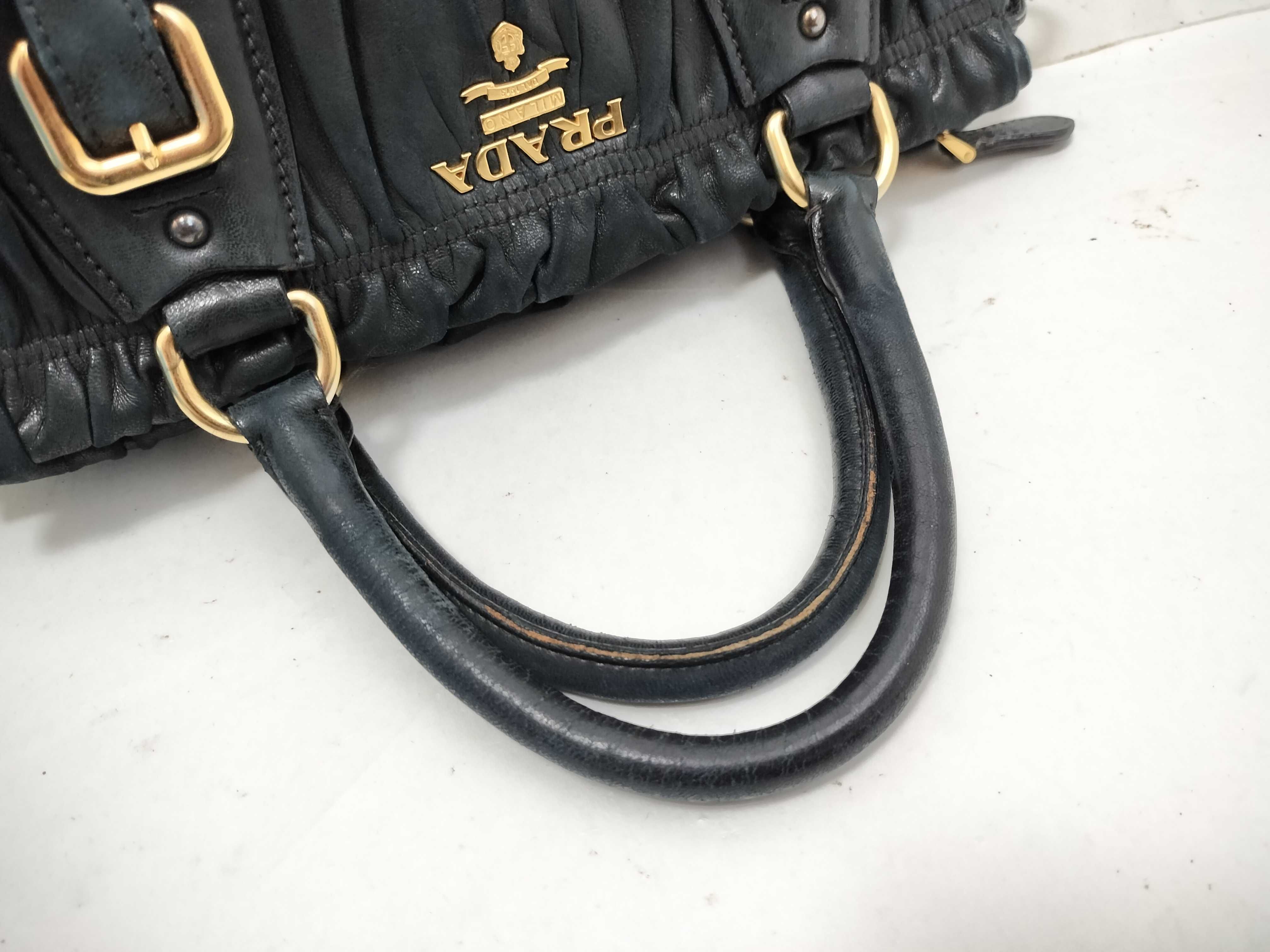 leather handbag bag shoulder guarantee handbag — view 3