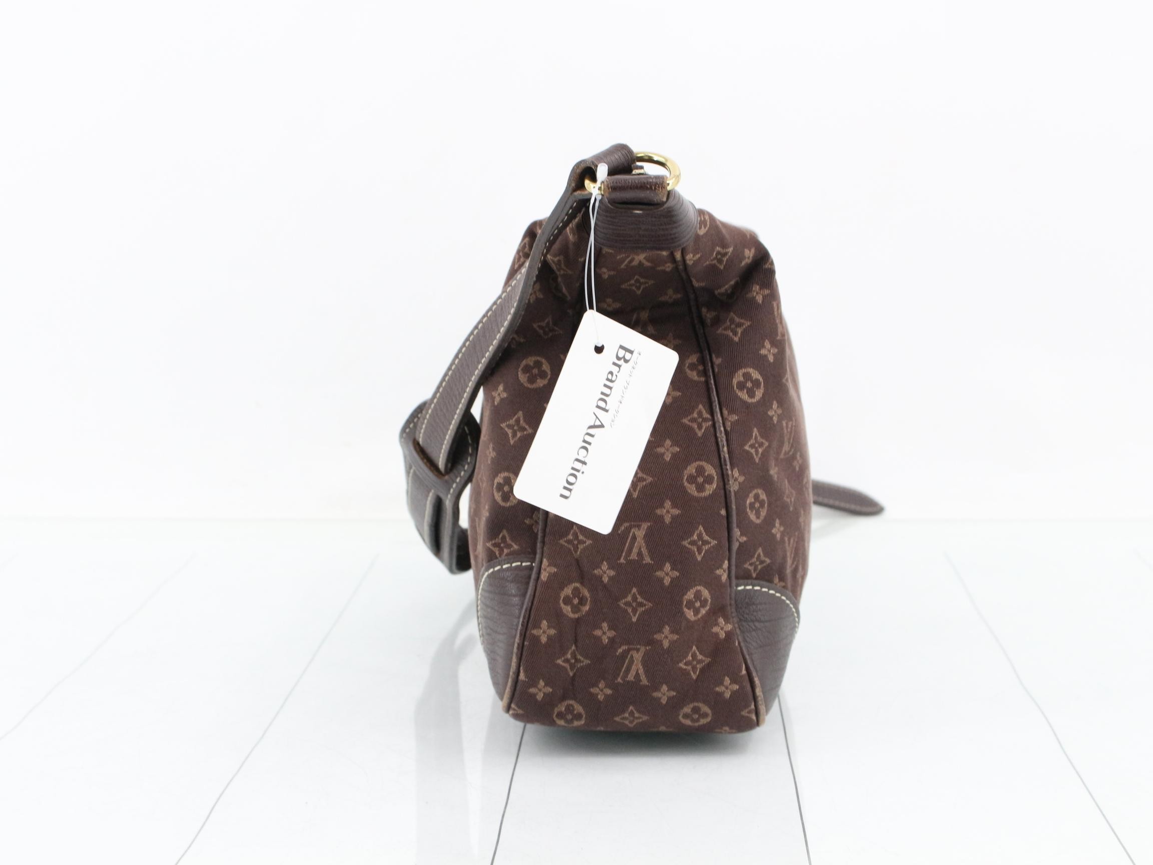 Monogram Mini Lin Boulogne Ebene Shoulder Bag — view 3