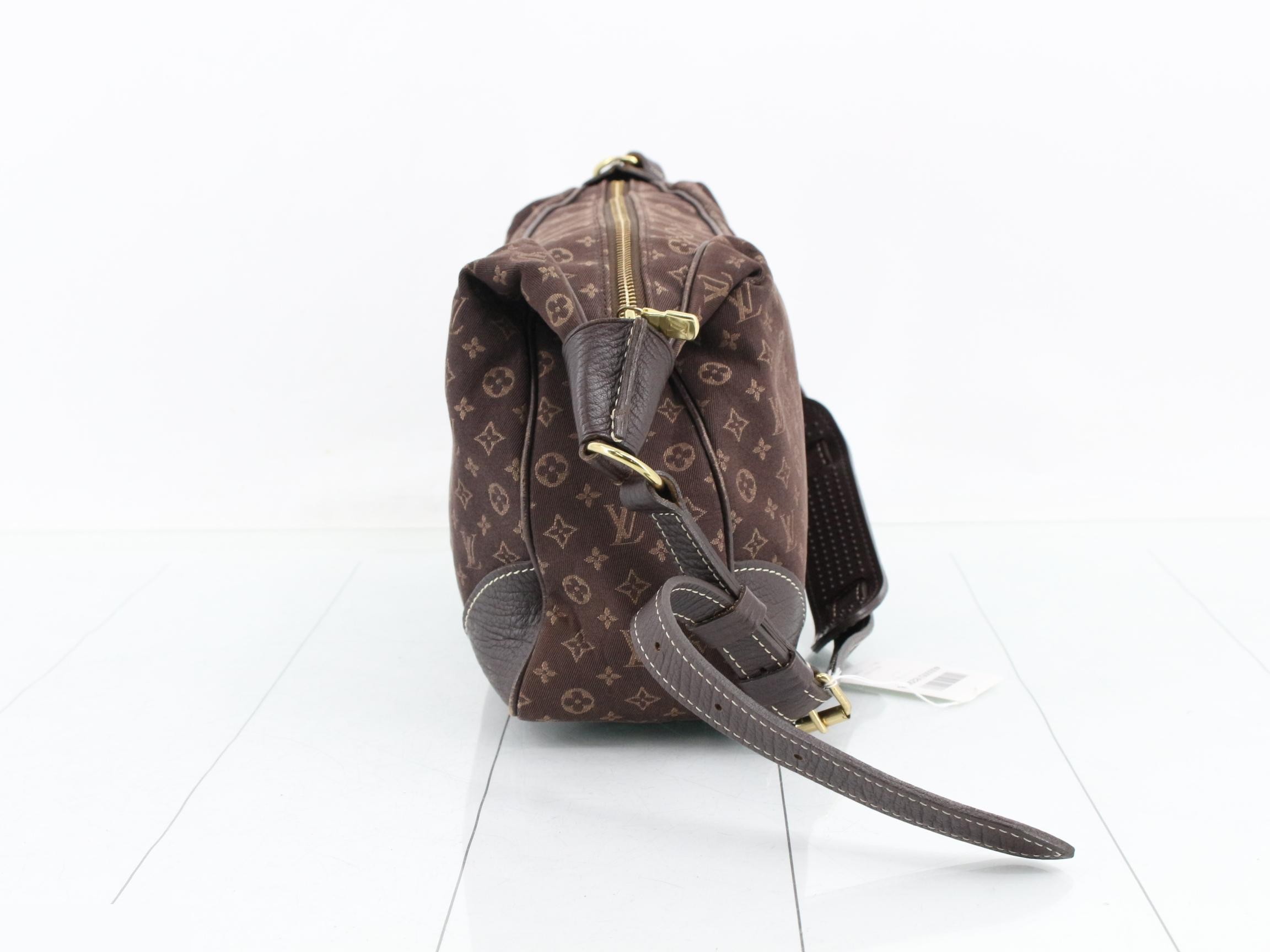 Monogram Mini Lin Boulogne Ebene Shoulder Bag — view 4