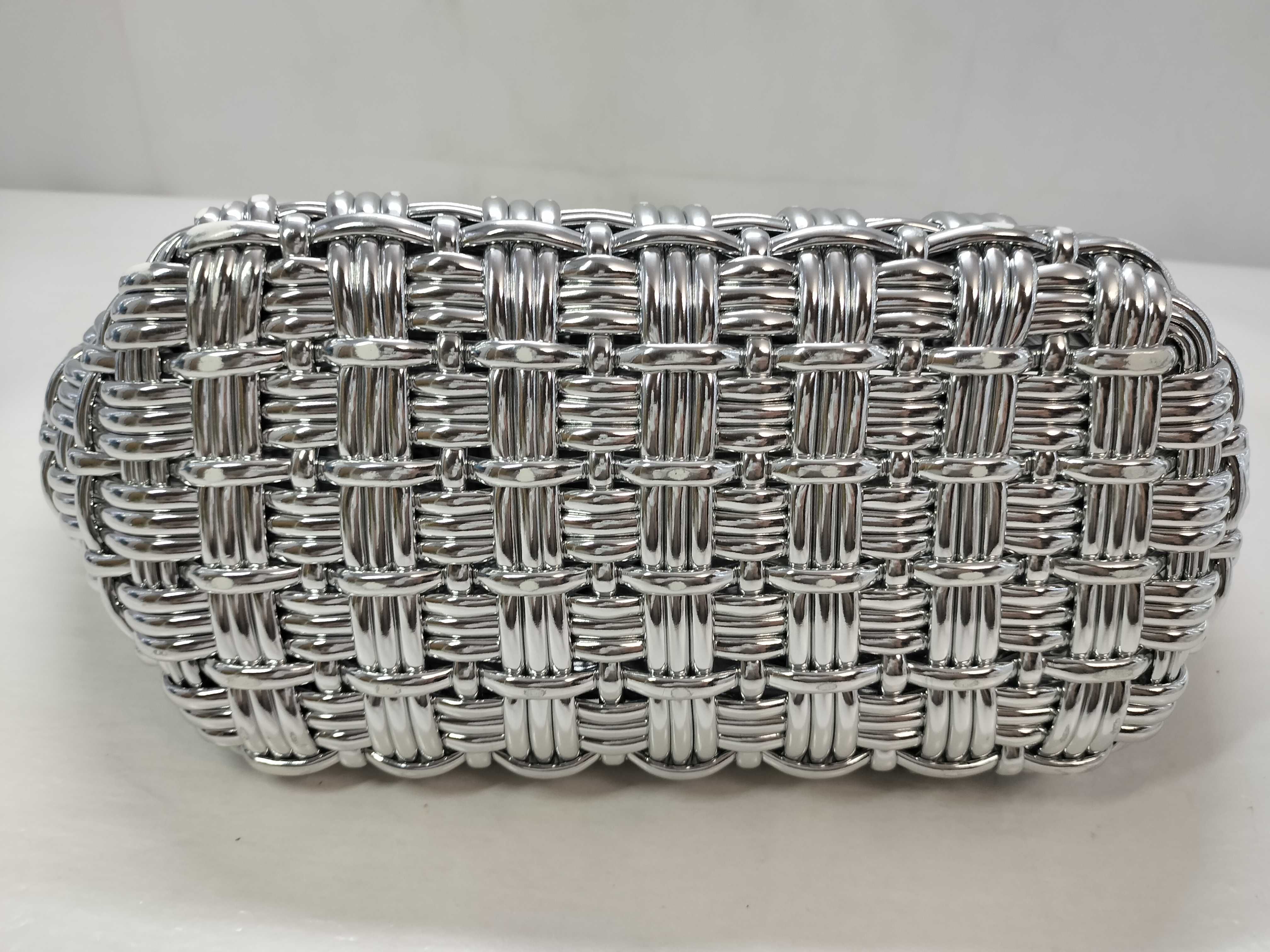 Bistro Basket XS Silver Handbag — view 11