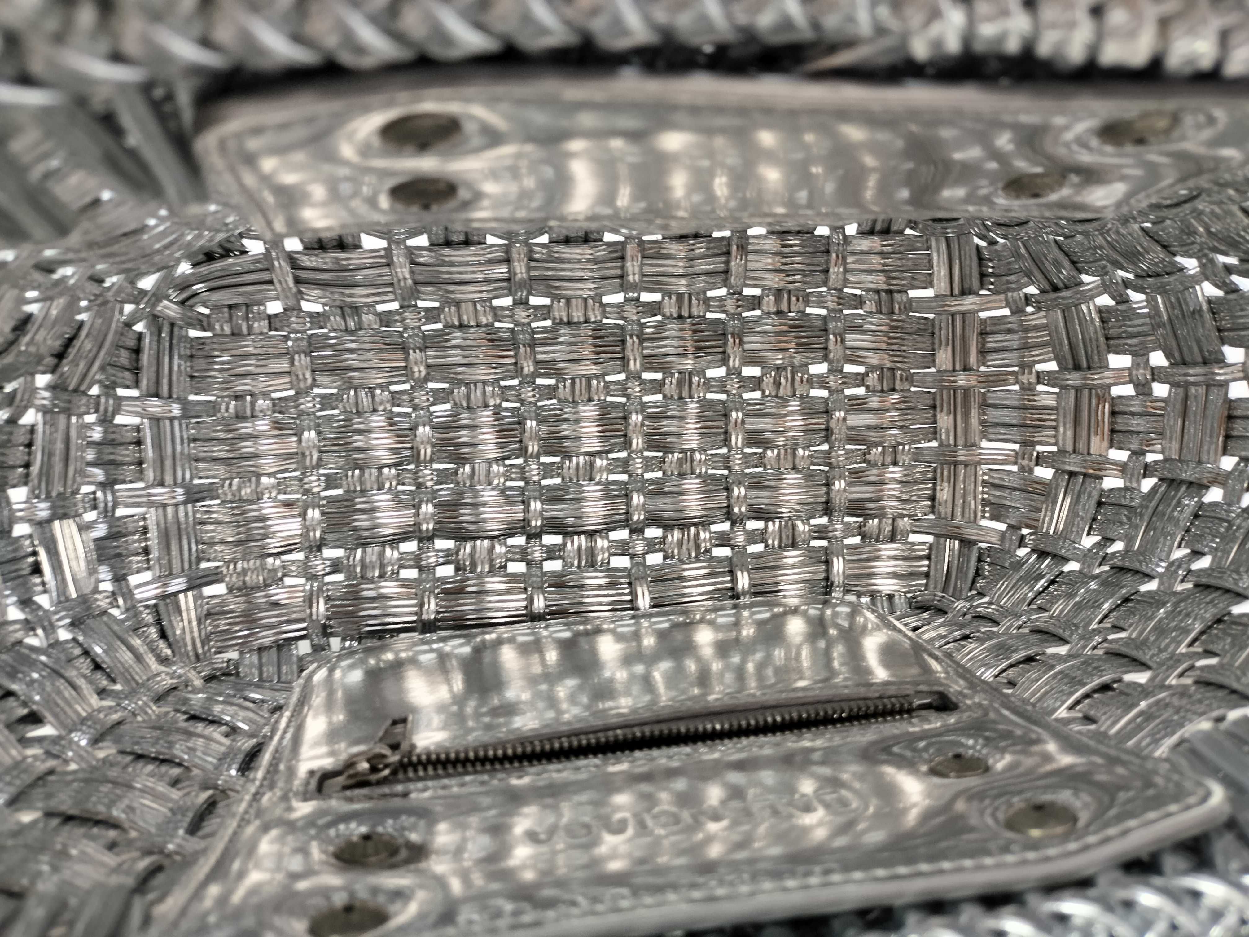 Bistro Basket XS Silver Handbag — view 7