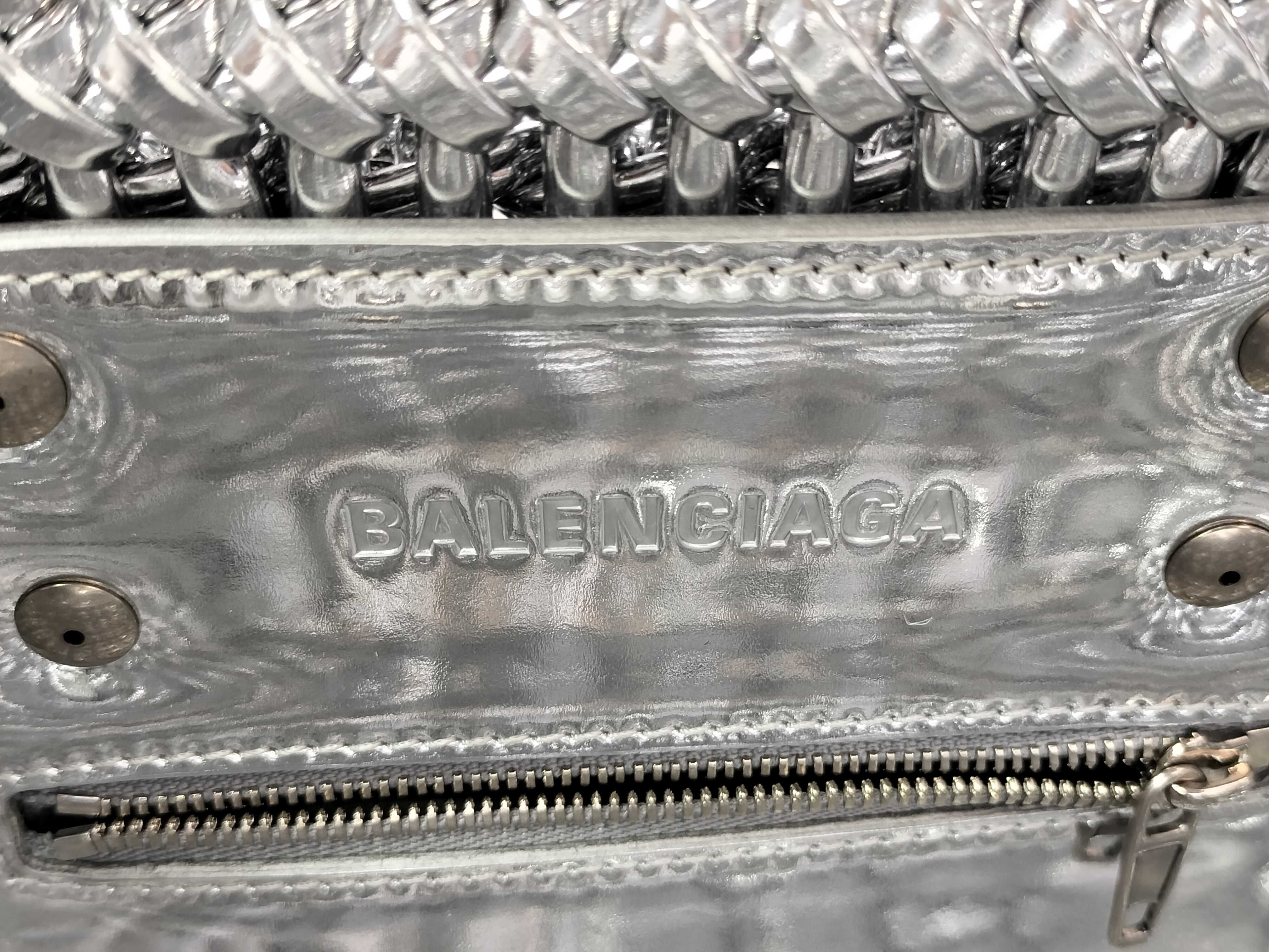 Bistro Basket XS Silver Handbag — view 8