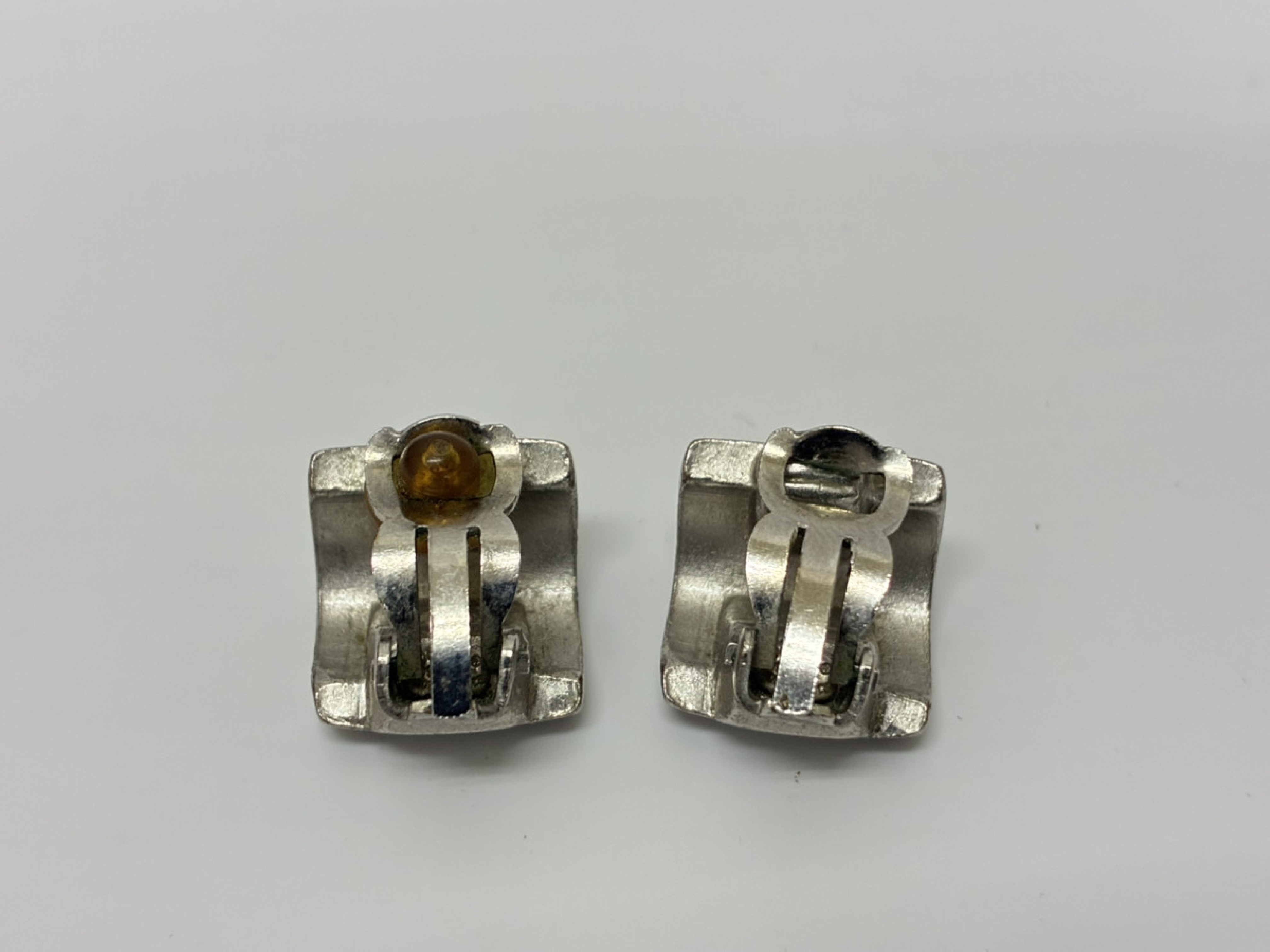 Coco Mark Shell Silver Earrings — view 4
