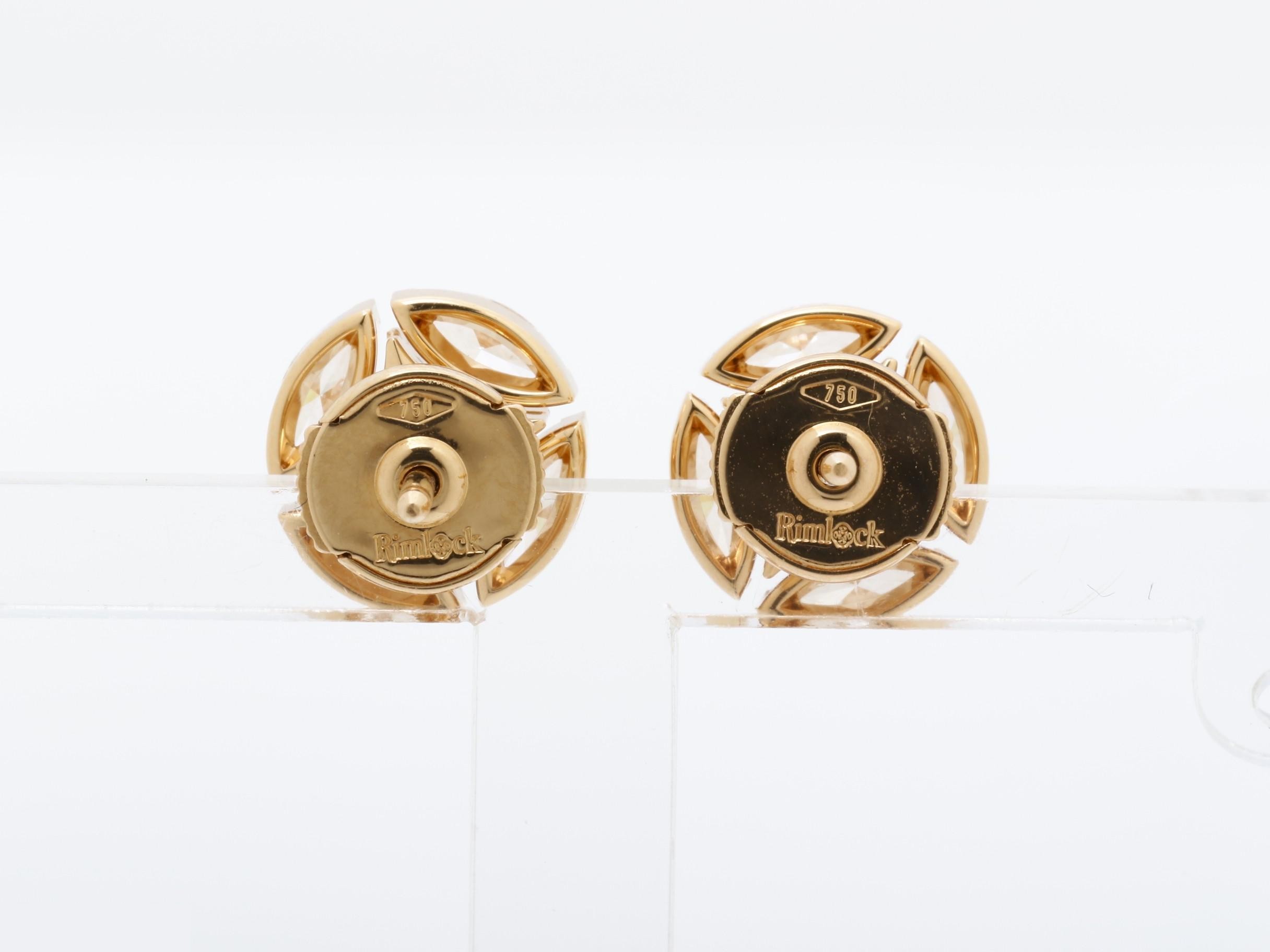 Galaxy 750PG Diamond Earrings, Unused, 4.8g — view 4