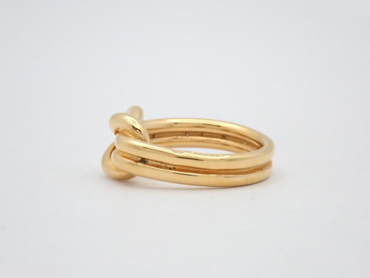 Atame Scarf Ring - Gold — view 3