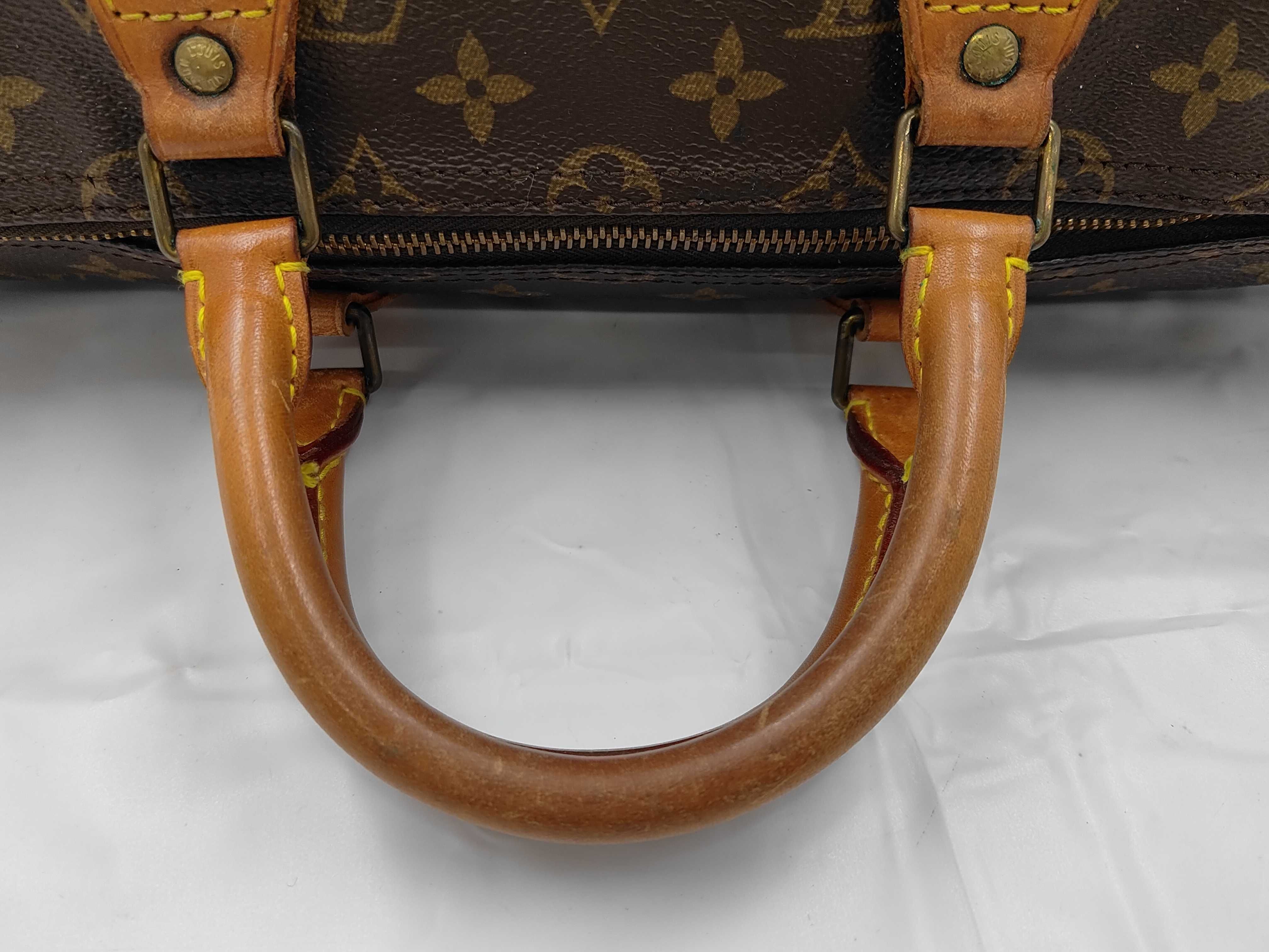 Monogram Louis Vuitton Speedy 35 M41524 Monogram Brown Handbag — view 3