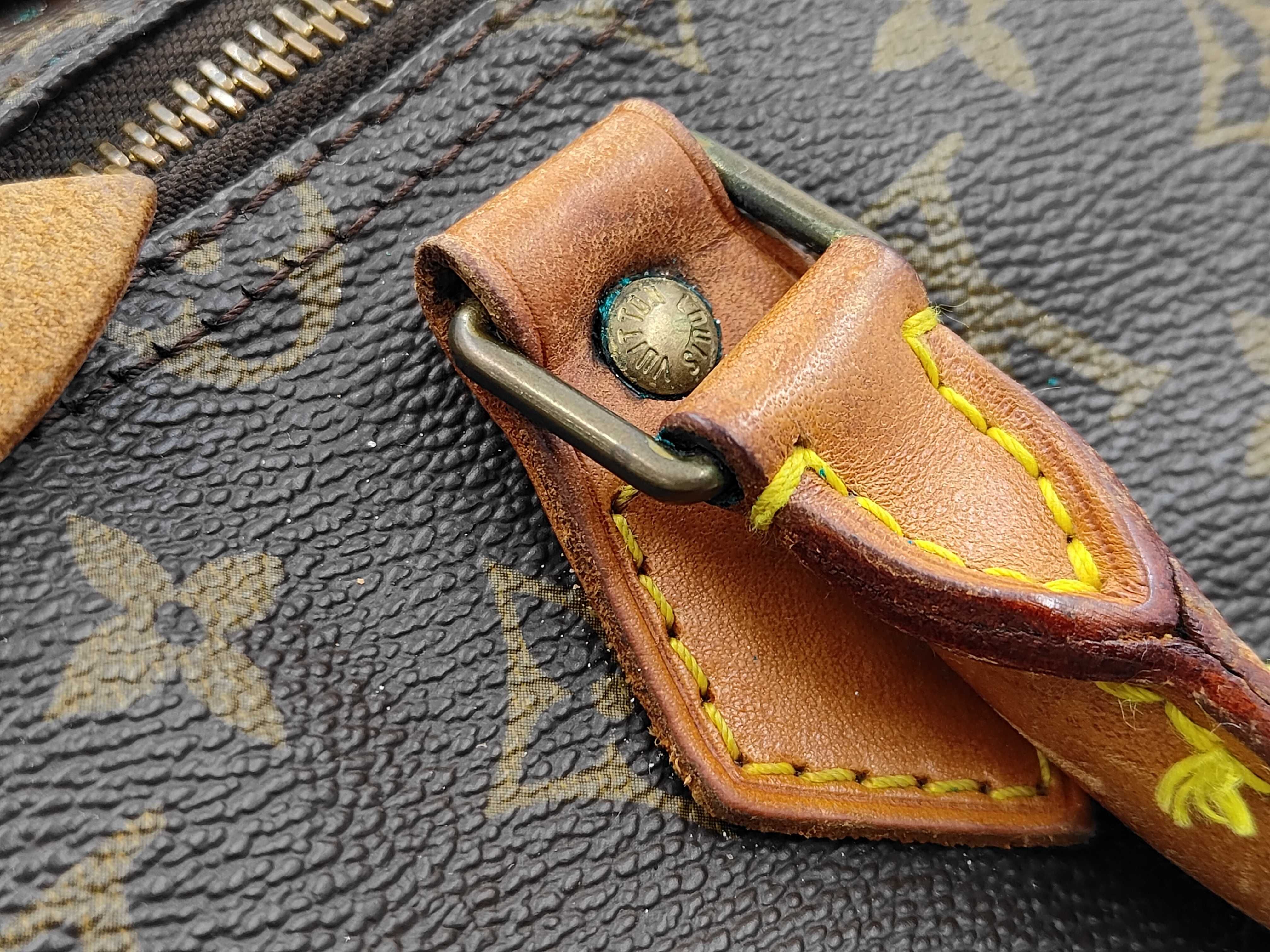 Monogram Louis Vuitton Speedy 35 M41524 Monogram Brown Handbag — view 5