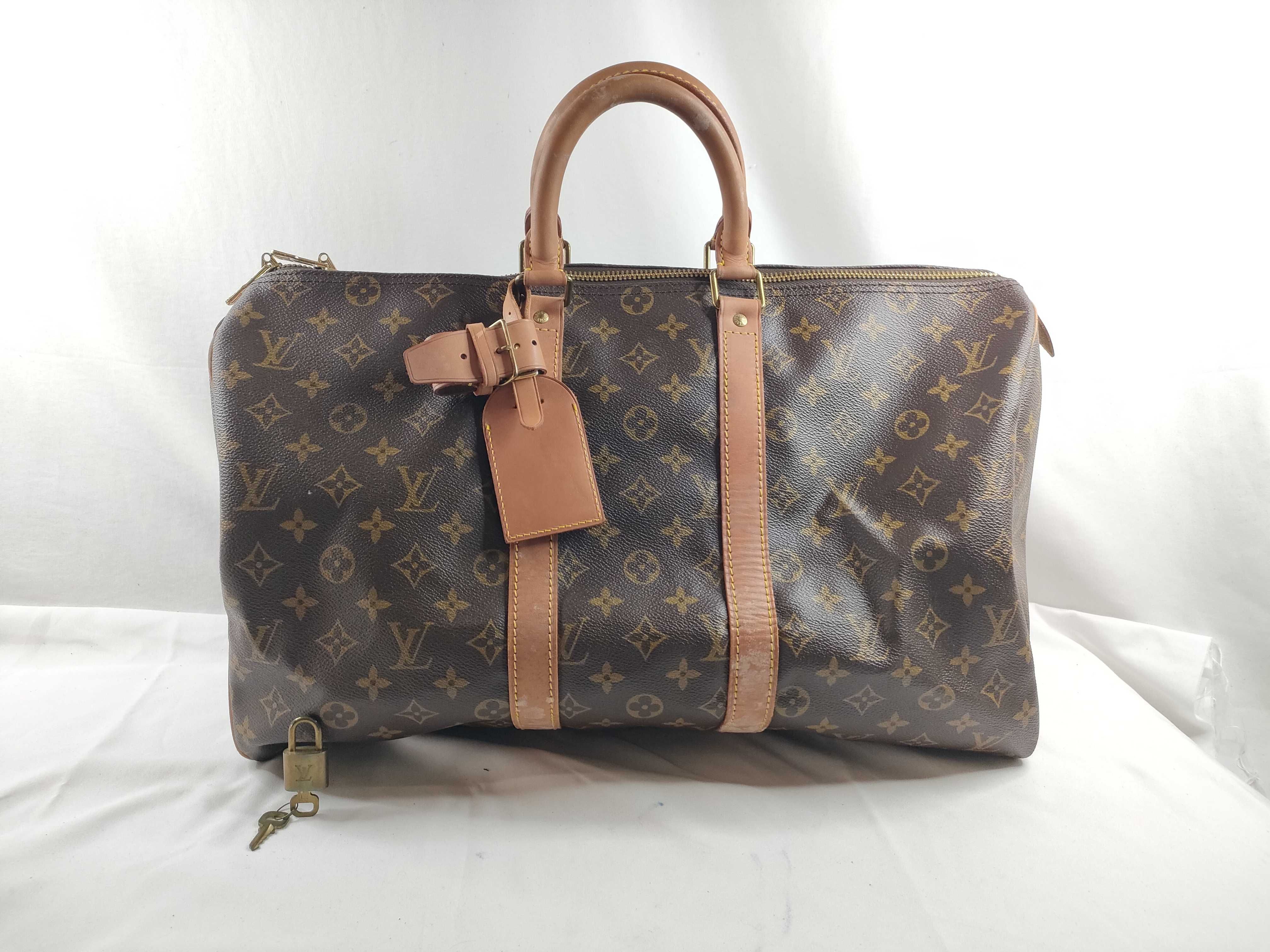 Monogram M41428 Keepall 45 Boston Bag