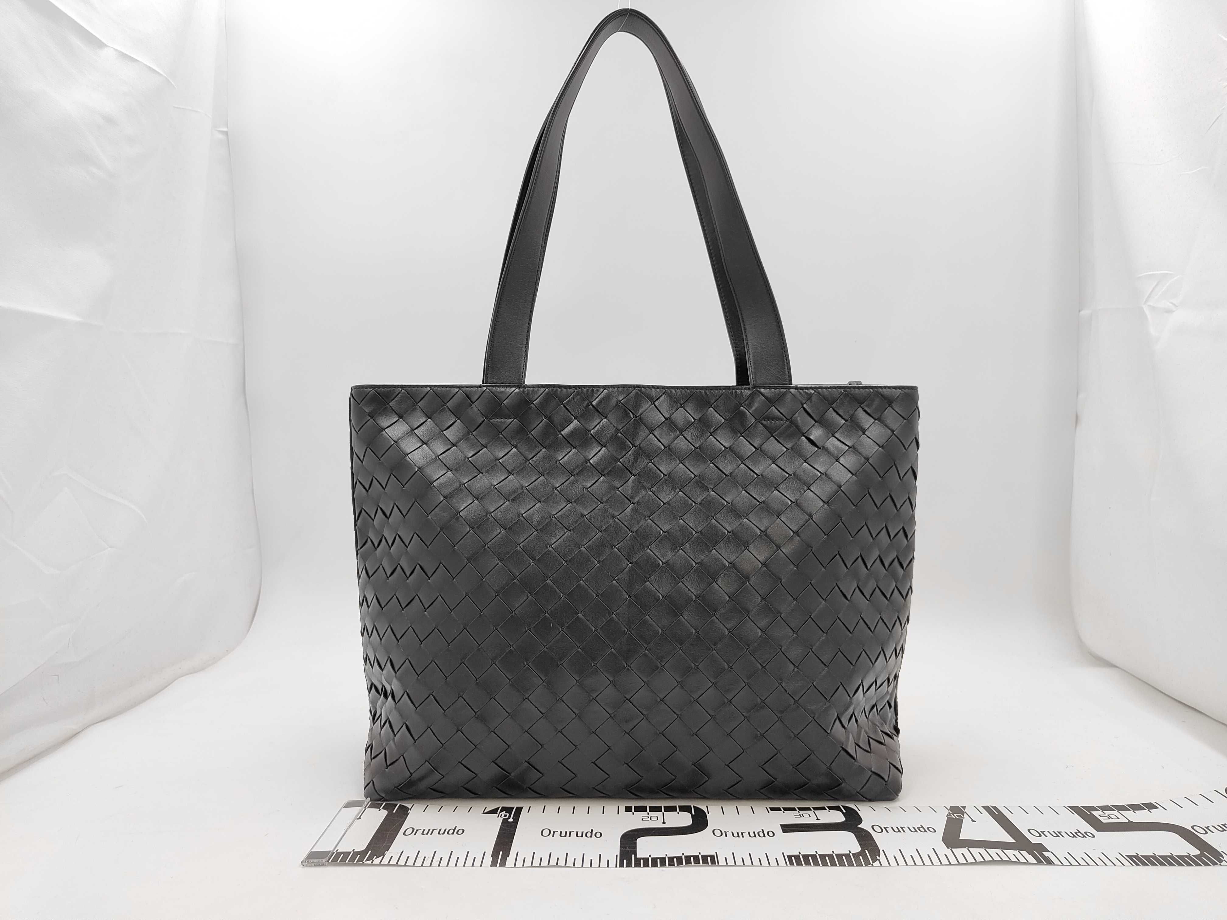 Intrecciato Maxi Intrecciato Tote Bag Black Tote Bag — view 2