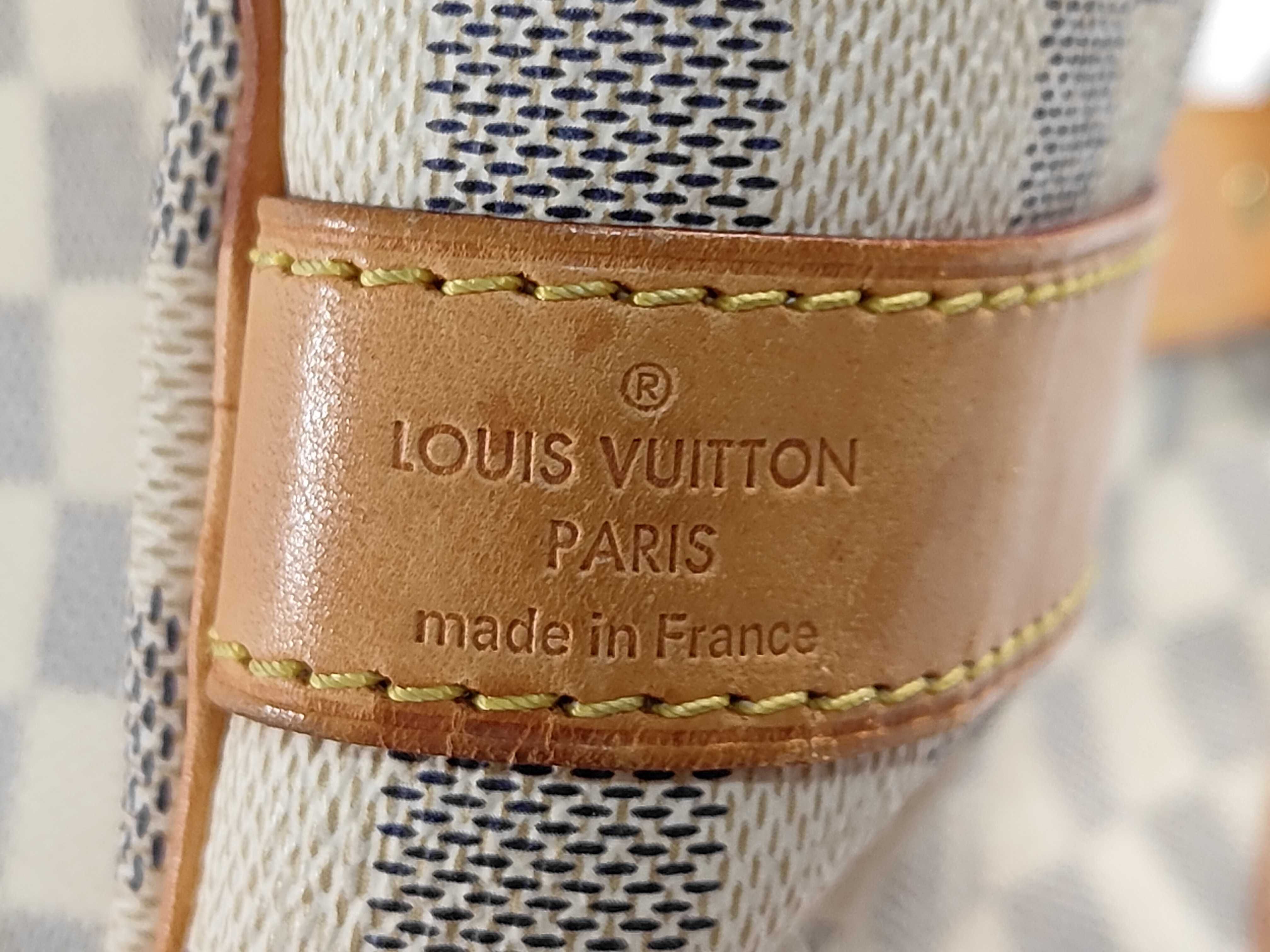 Damier Azur ID- Keepall 45 Canvas White Handbag GHW DU3103 Boston Bag — view 12