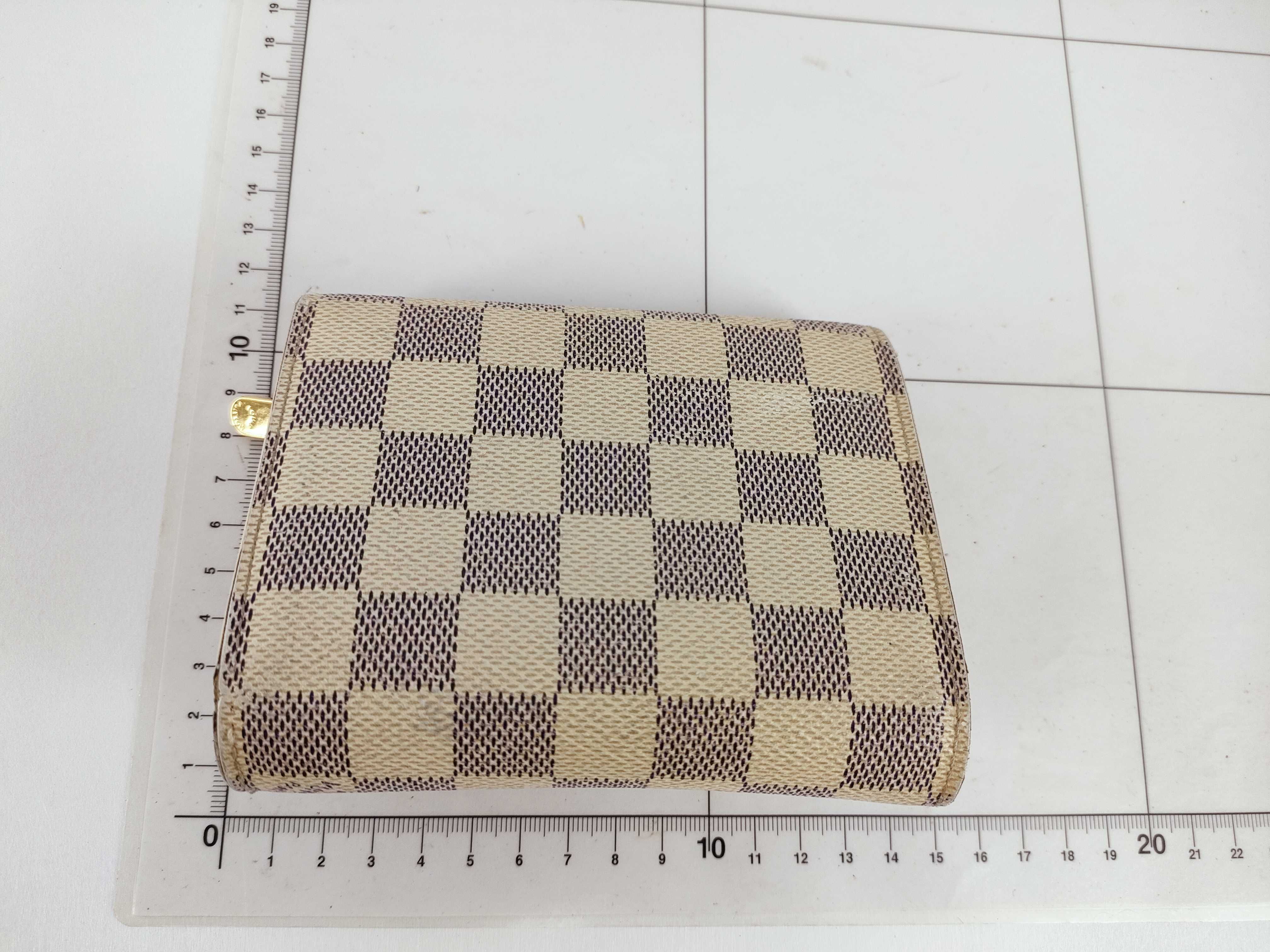 Damier Azur Louis Vuitton Fold Wallet Portefeuille Joy Damier Azur Wallet — view 2
