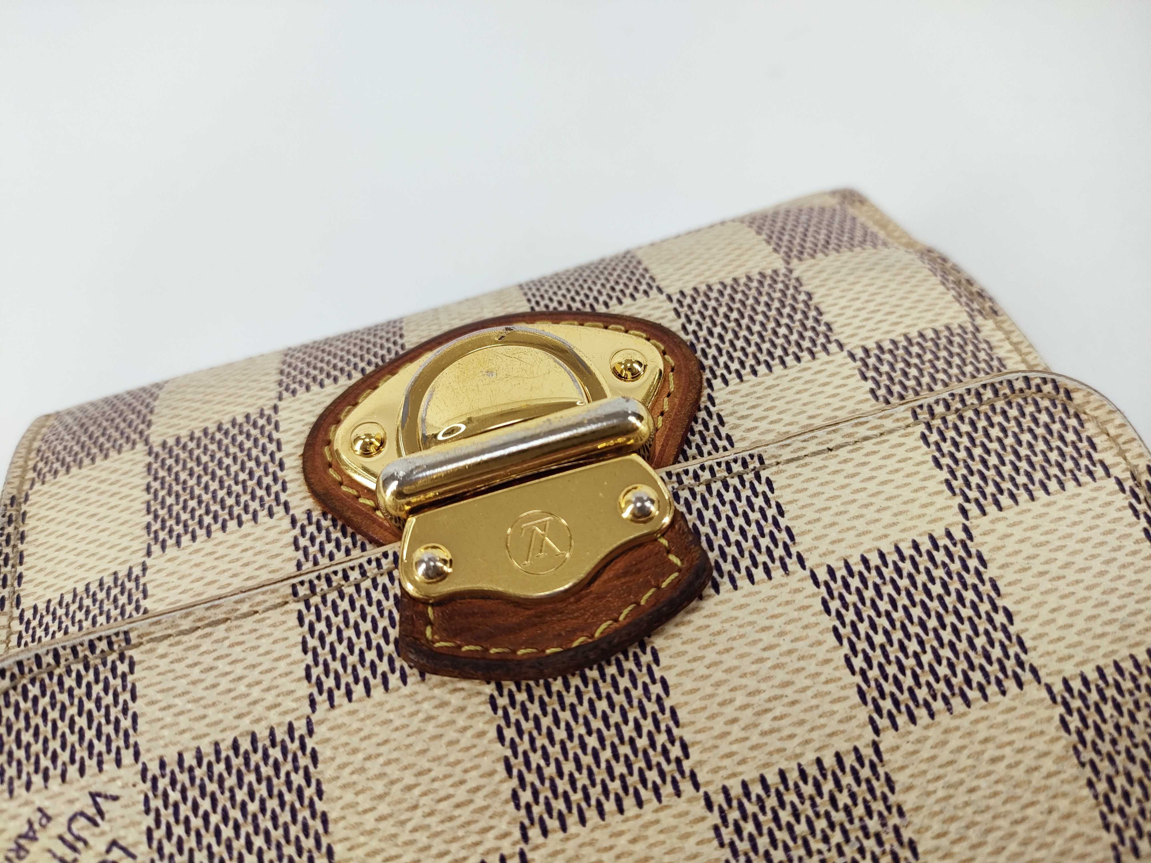 Damier Azur Louis Vuitton Fold Wallet Portefeuille Joy Damier Azur Wallet — view 6