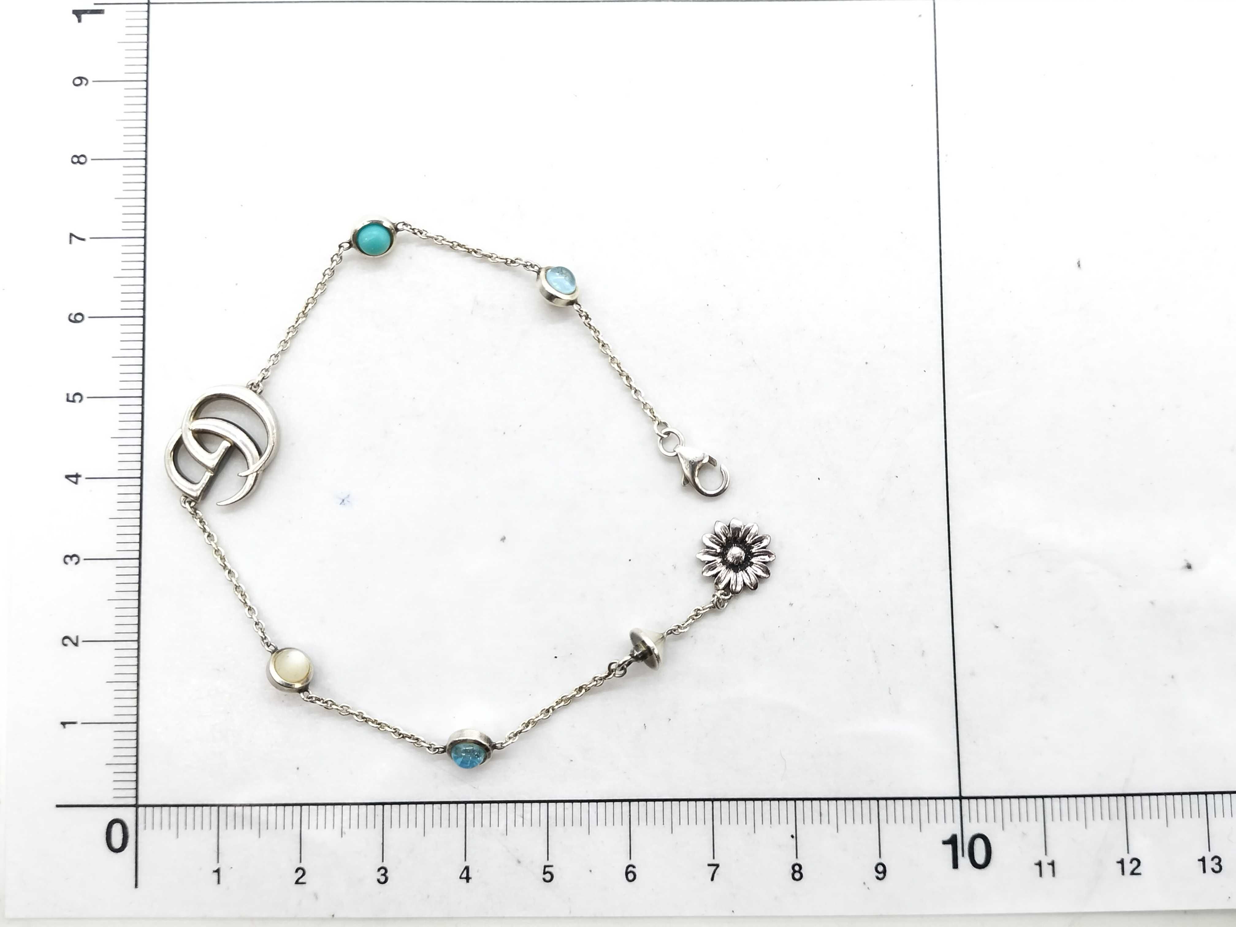 Double G Mother of Pearl Bracelet 925 Bracelet/Bangle — view 7