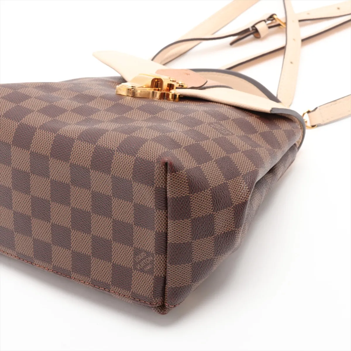 Damier Clapton Backpack N42259 SR4169 Brown x Beige — view 3