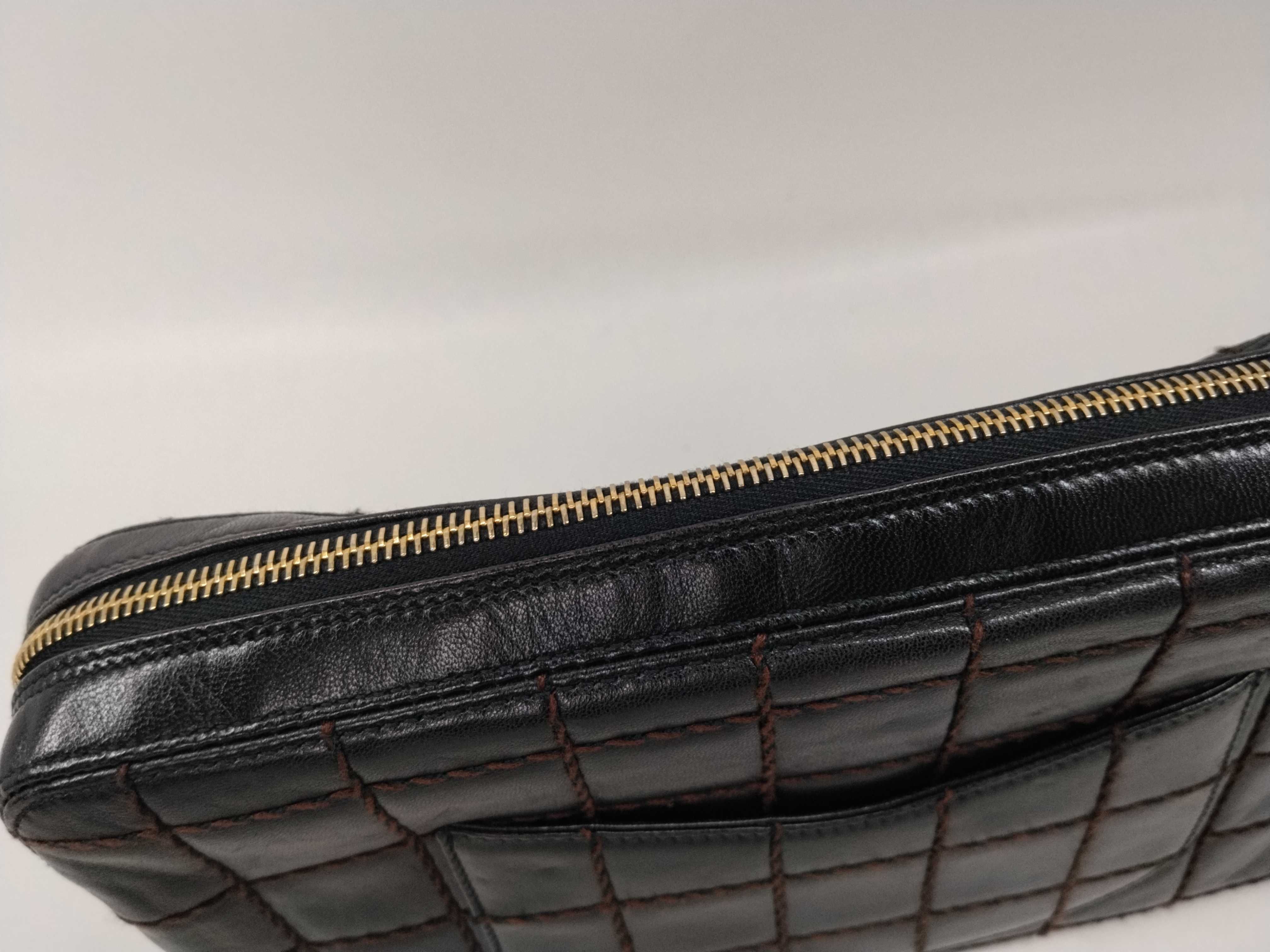 Chocolate Bar Lambskin Wild Stitch Shoulder Bag (Series 6) — view 3