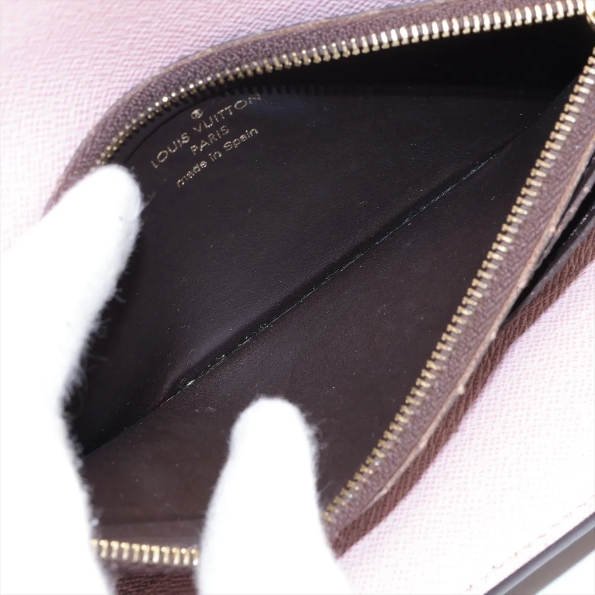Monogram Portefeuille Josephine M41739 GI3127 Brown x Pink Long Wallet — view 9