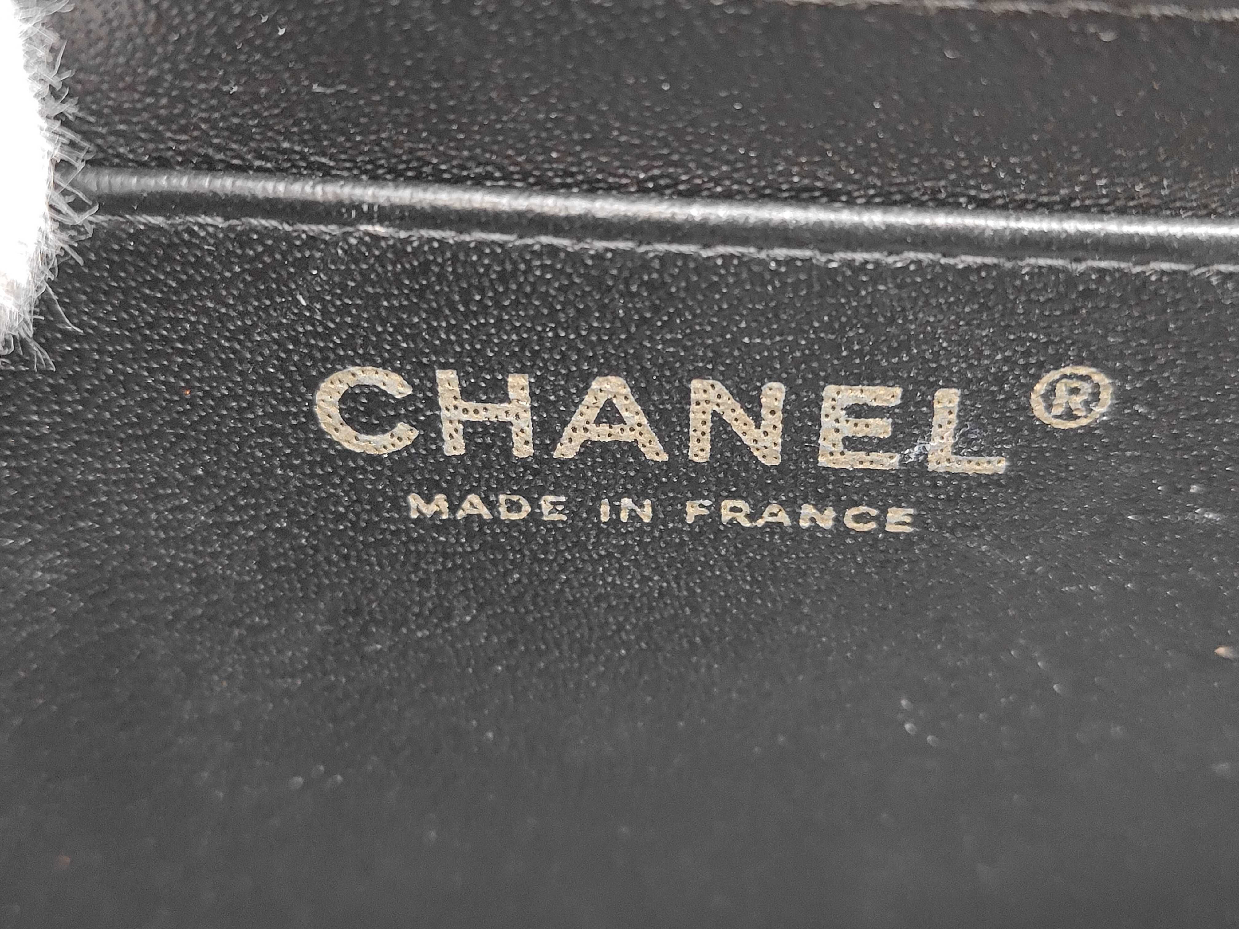 Matelassé Mini Chain Shoulder Bag, Black, Serial Number 17 — view 11