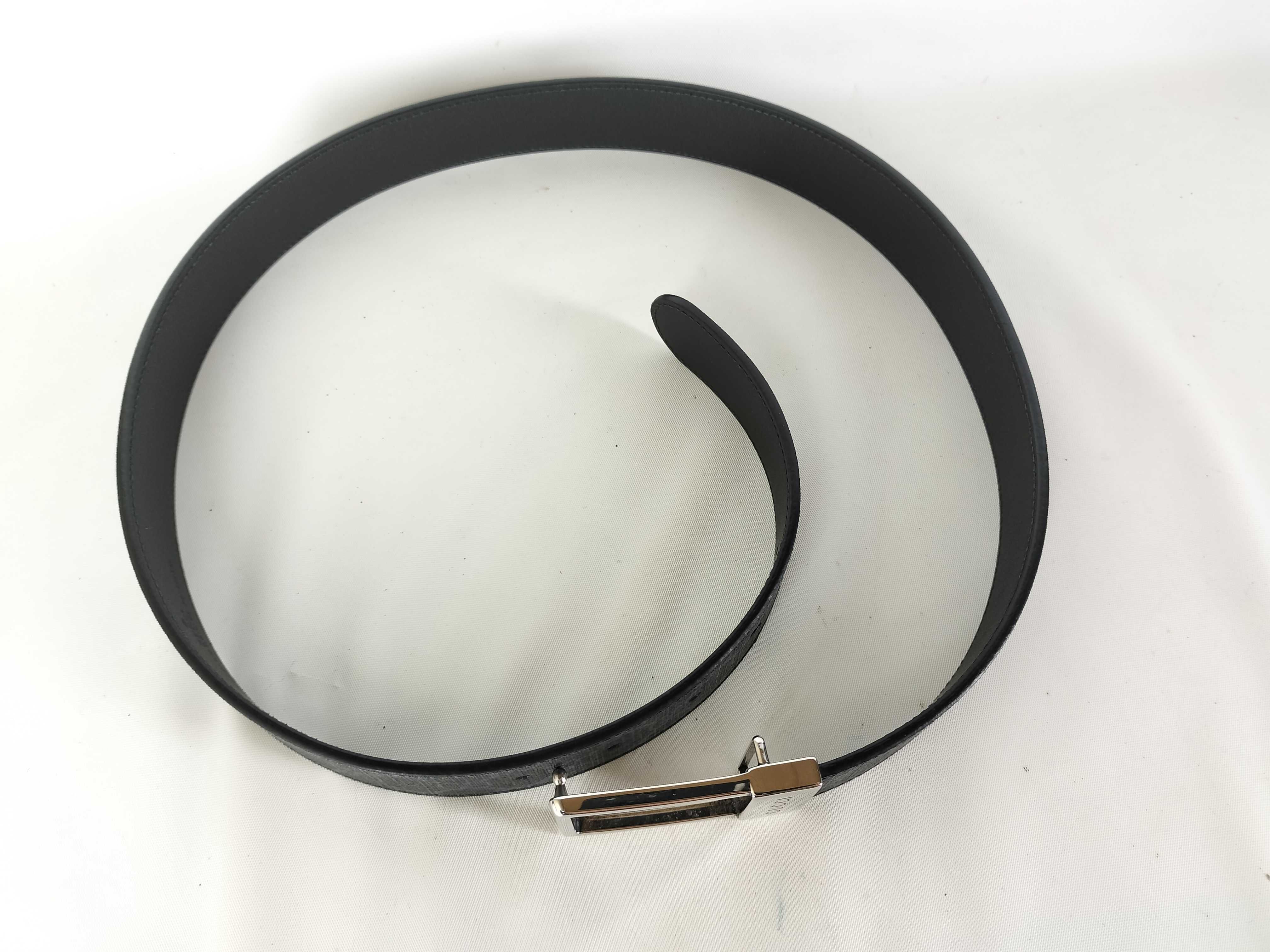 Black GG Silver Hardware Belt — view 2