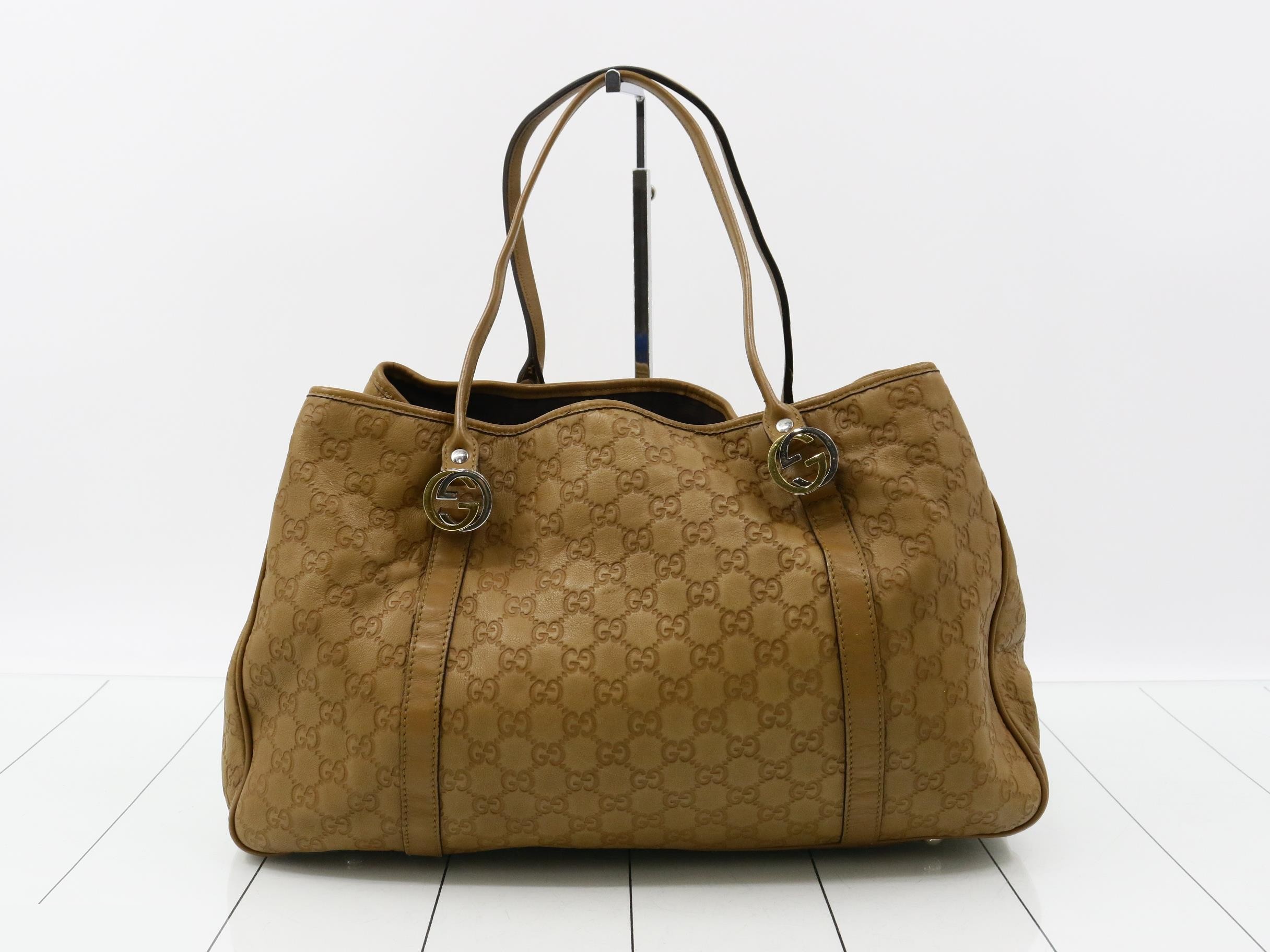 Guccissima tote bag with combination hardware, light brown. — view 2