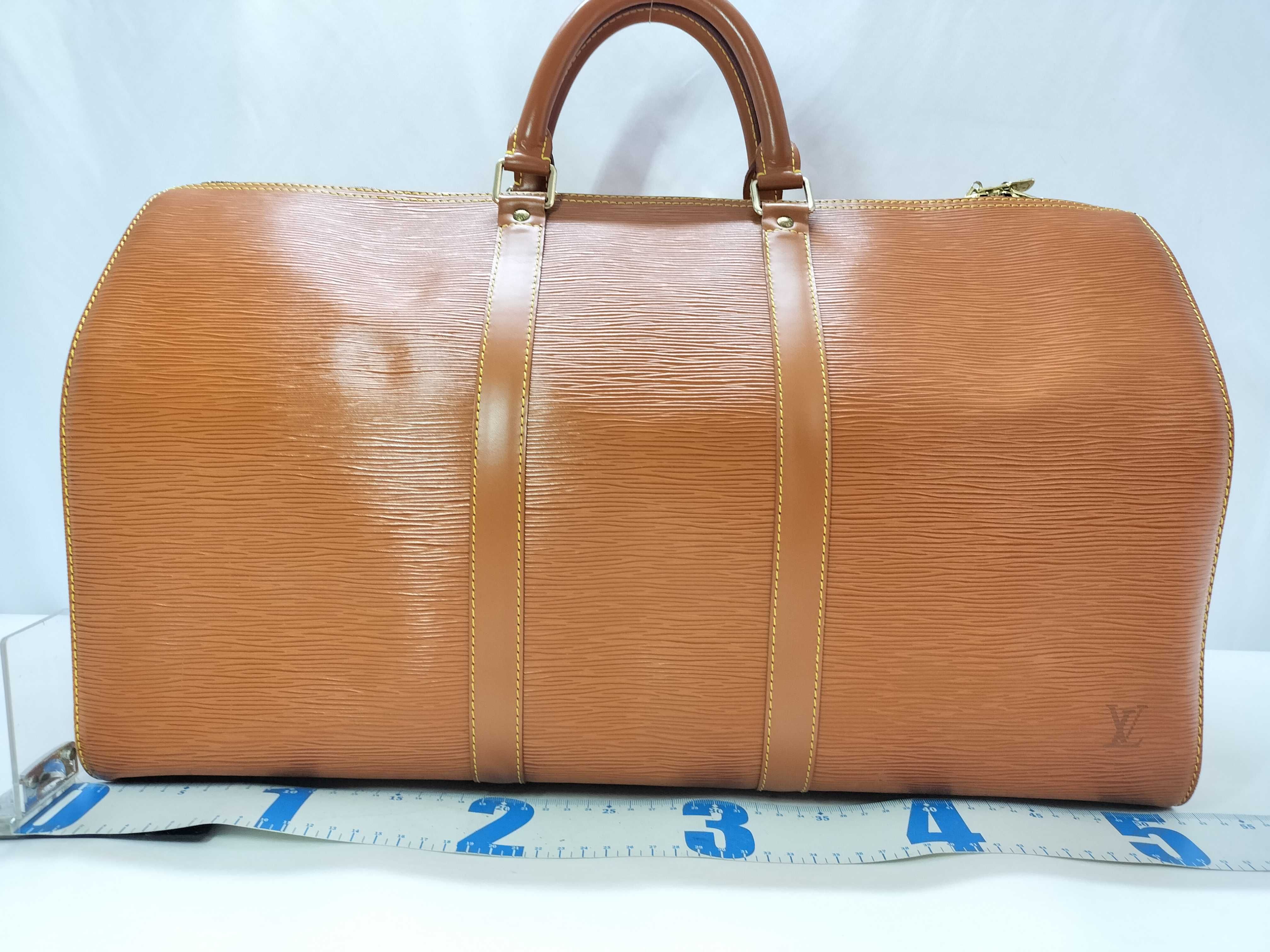 Epi Louis Vuitton Keepall 50 Boston Bag Epi M42968 Boston Bag — view 2