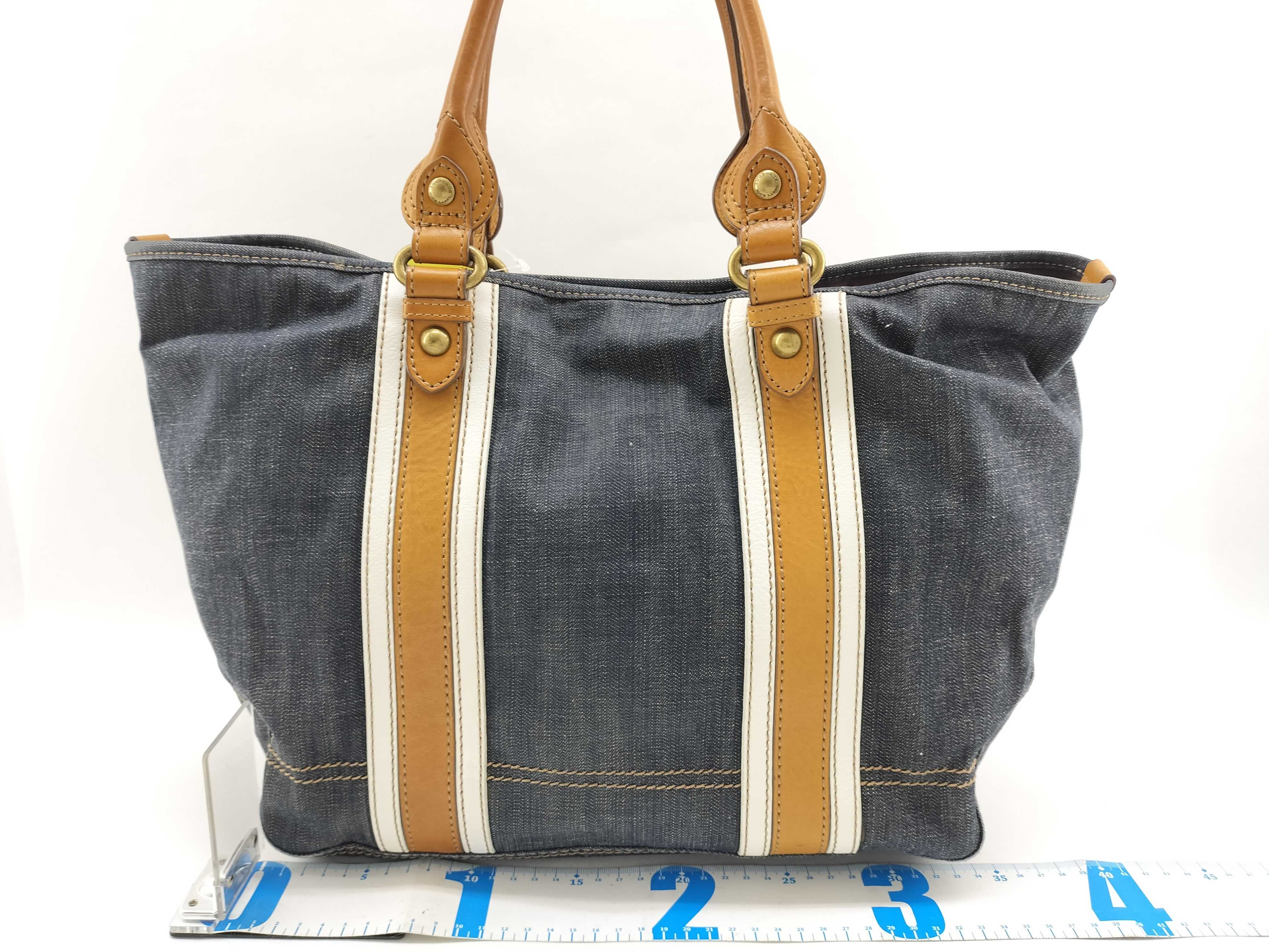 Blue Label Denim Handbag Tote Bag — view 2