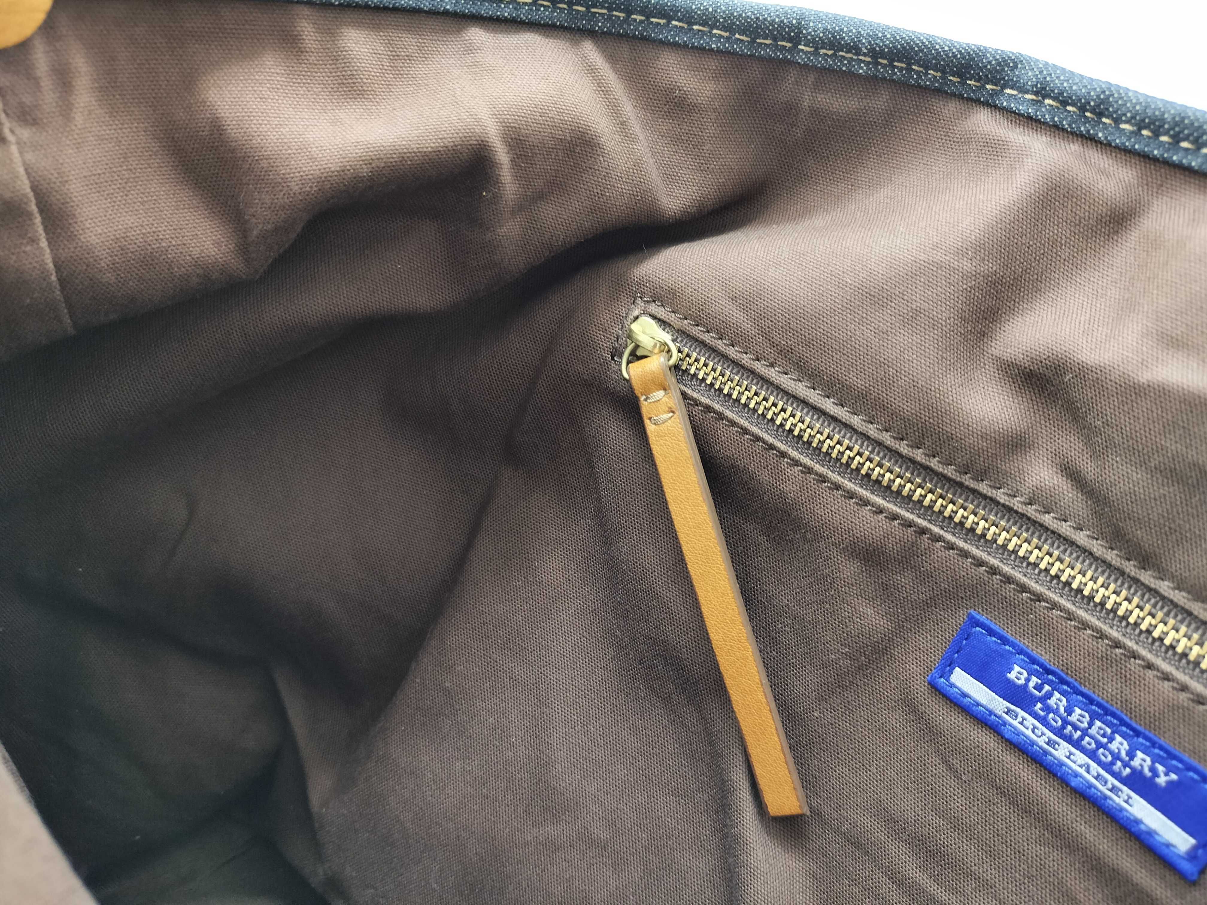 Blue Label Denim Handbag Tote Bag — view 10