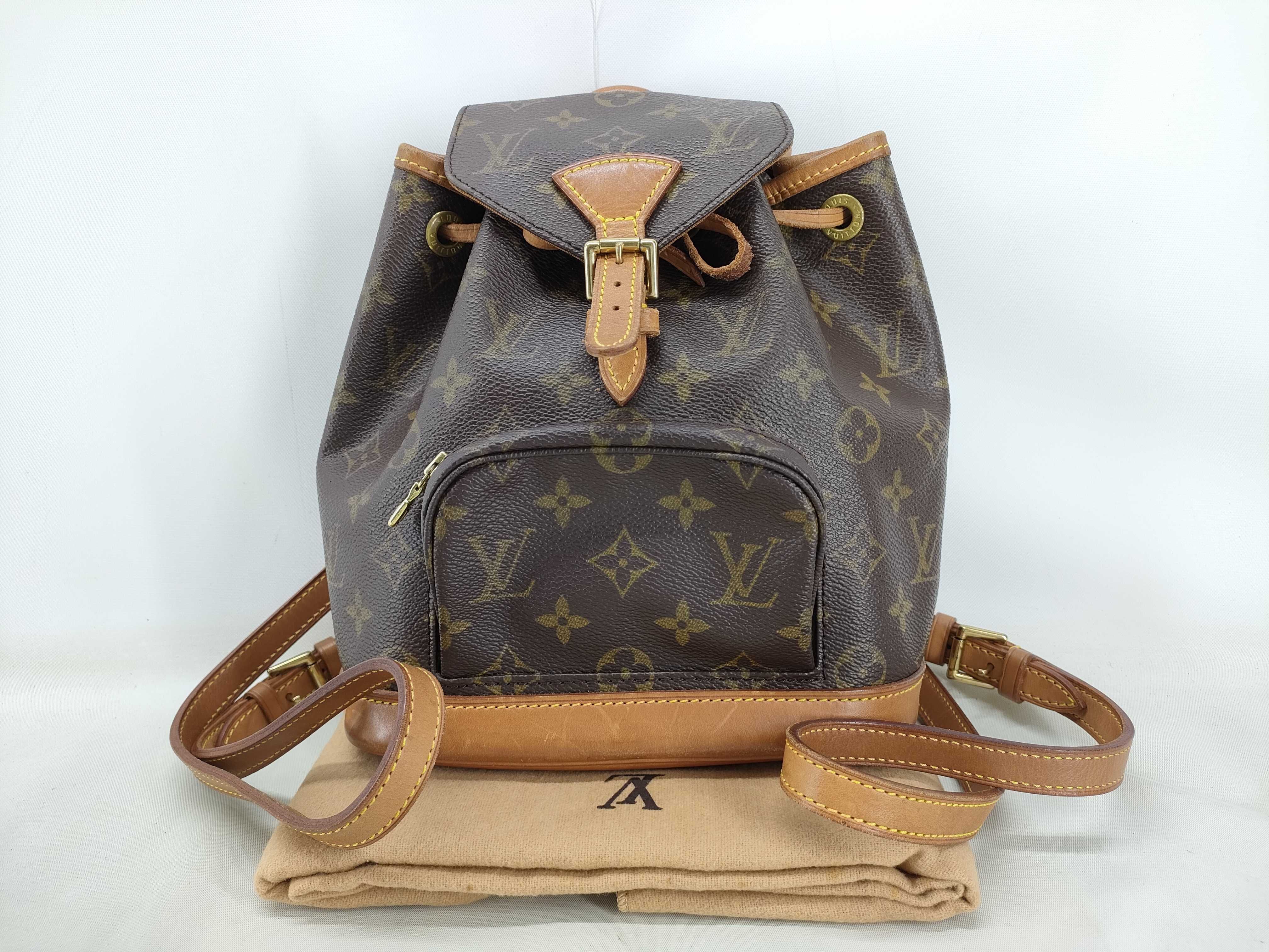 Monogram Louis Vuitton Mini Montsouris Monogram Backpack