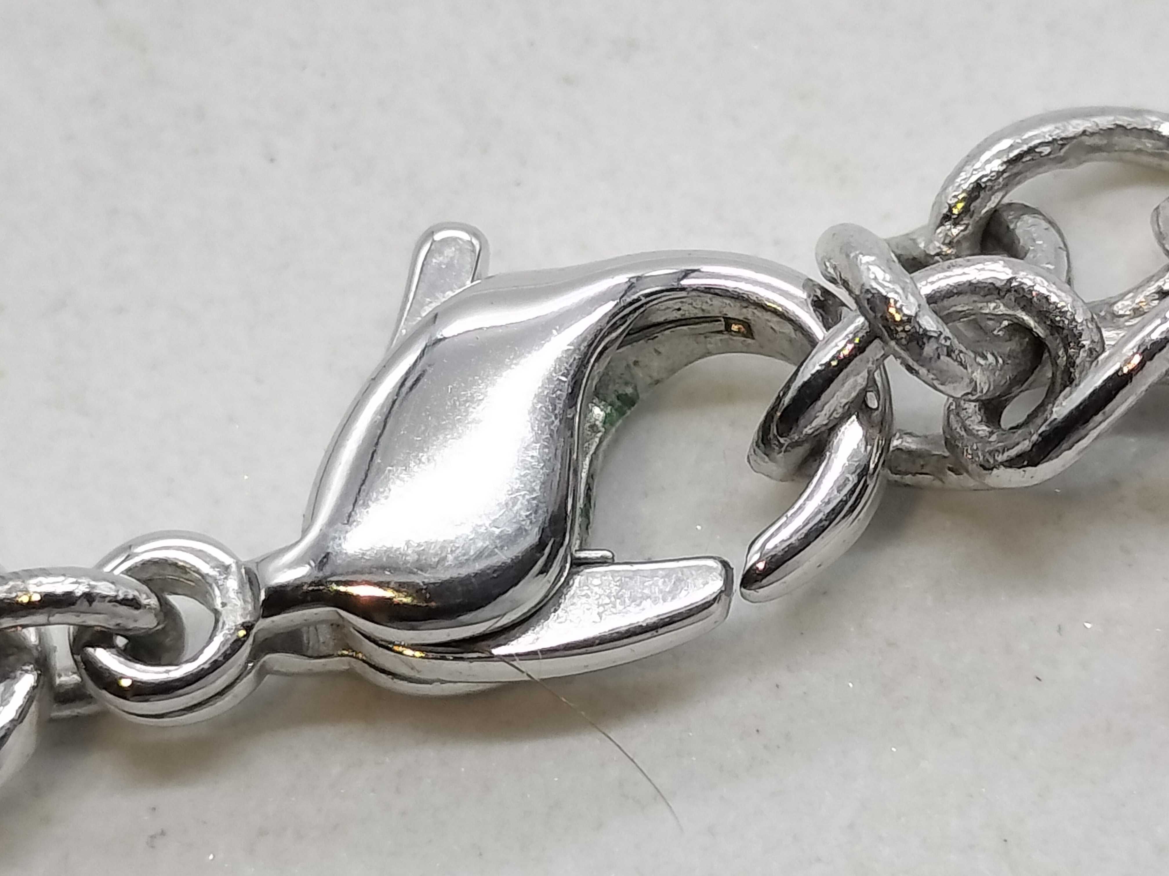 silver-colored necklace — view 4