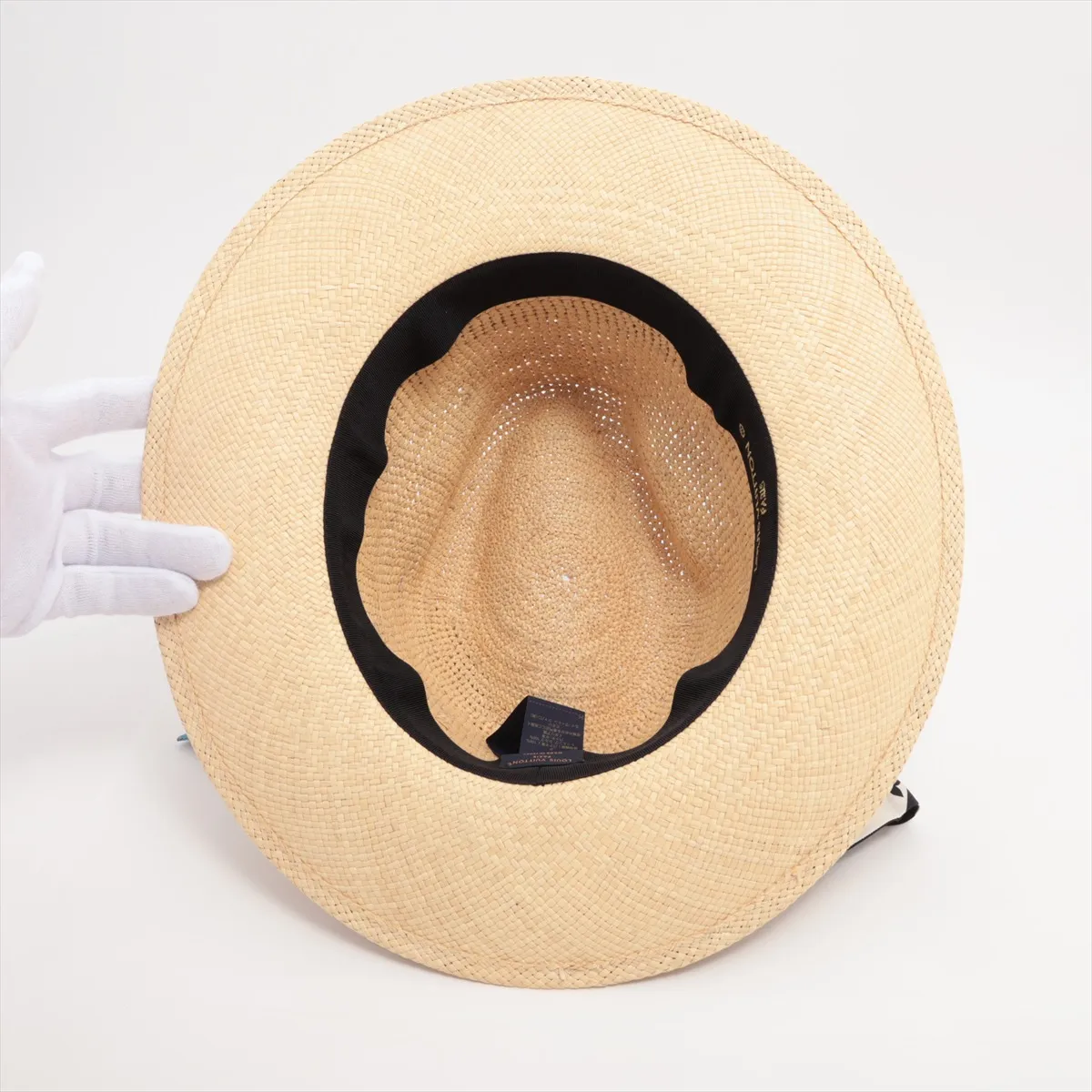 SB0213 Hat S Panama Natural Thread Fuzz Loss of shape — view 4