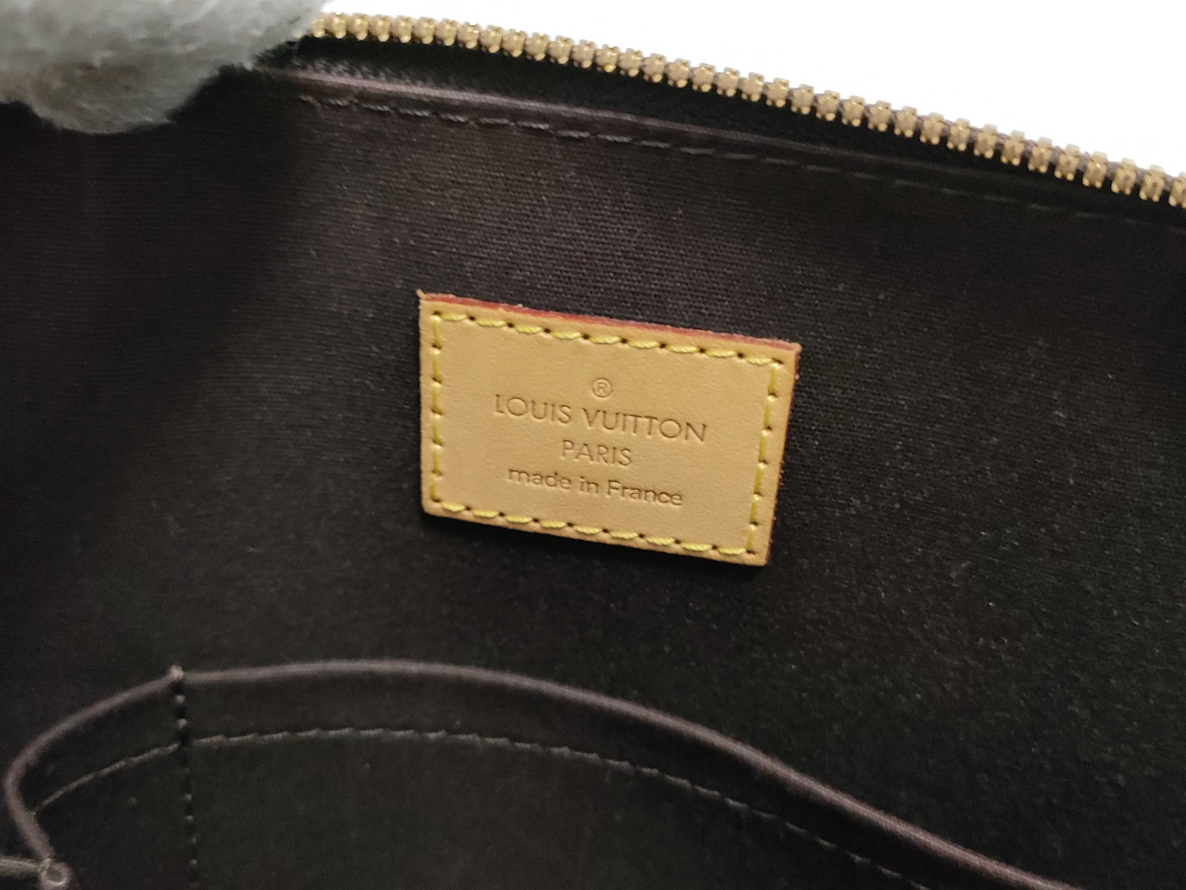 Vernis Alma PM M91611, serial number unclear, Bordeaux handbag — view 11