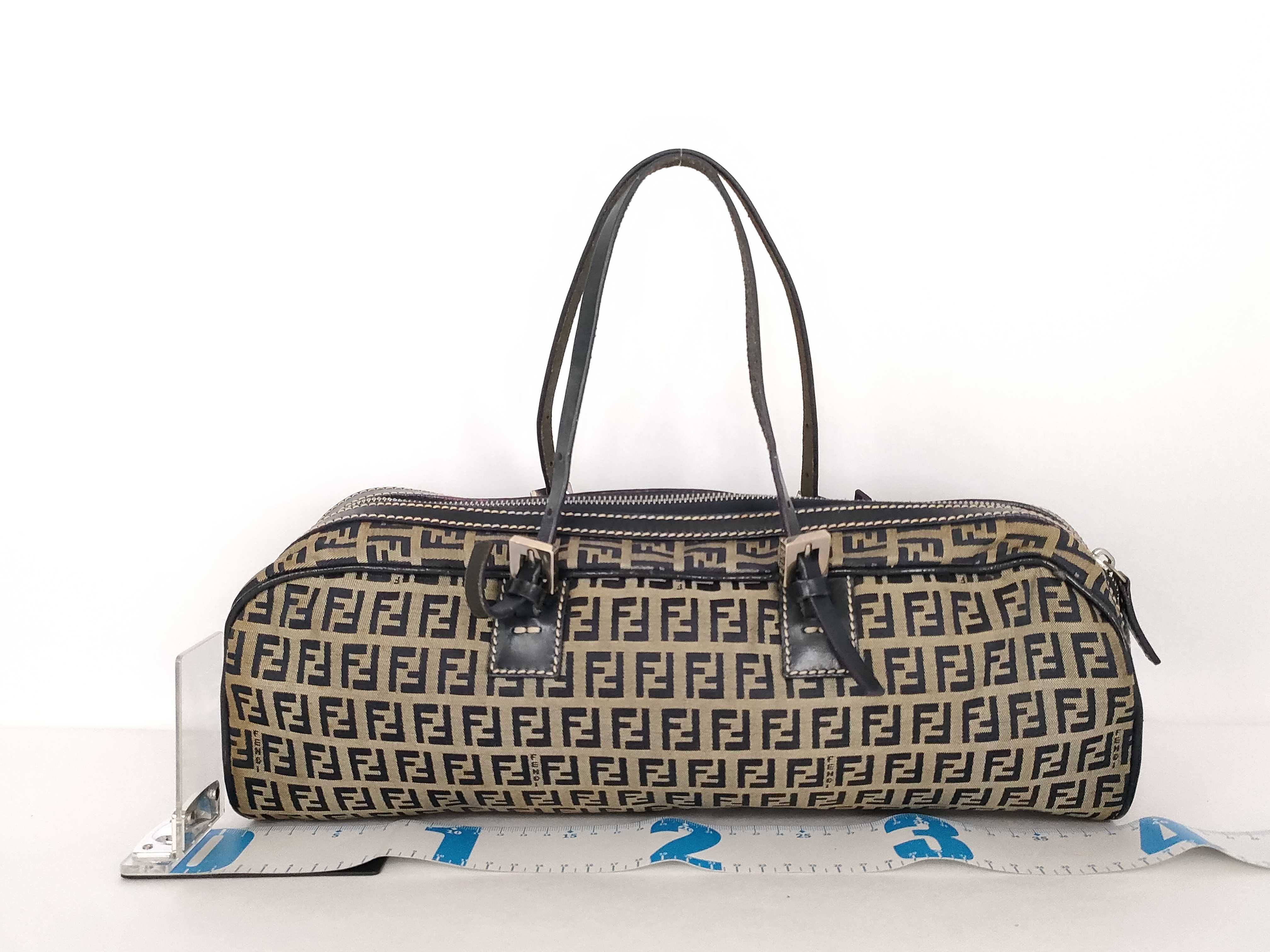 Zucca pattern Boston bag, navy handbag — view 2