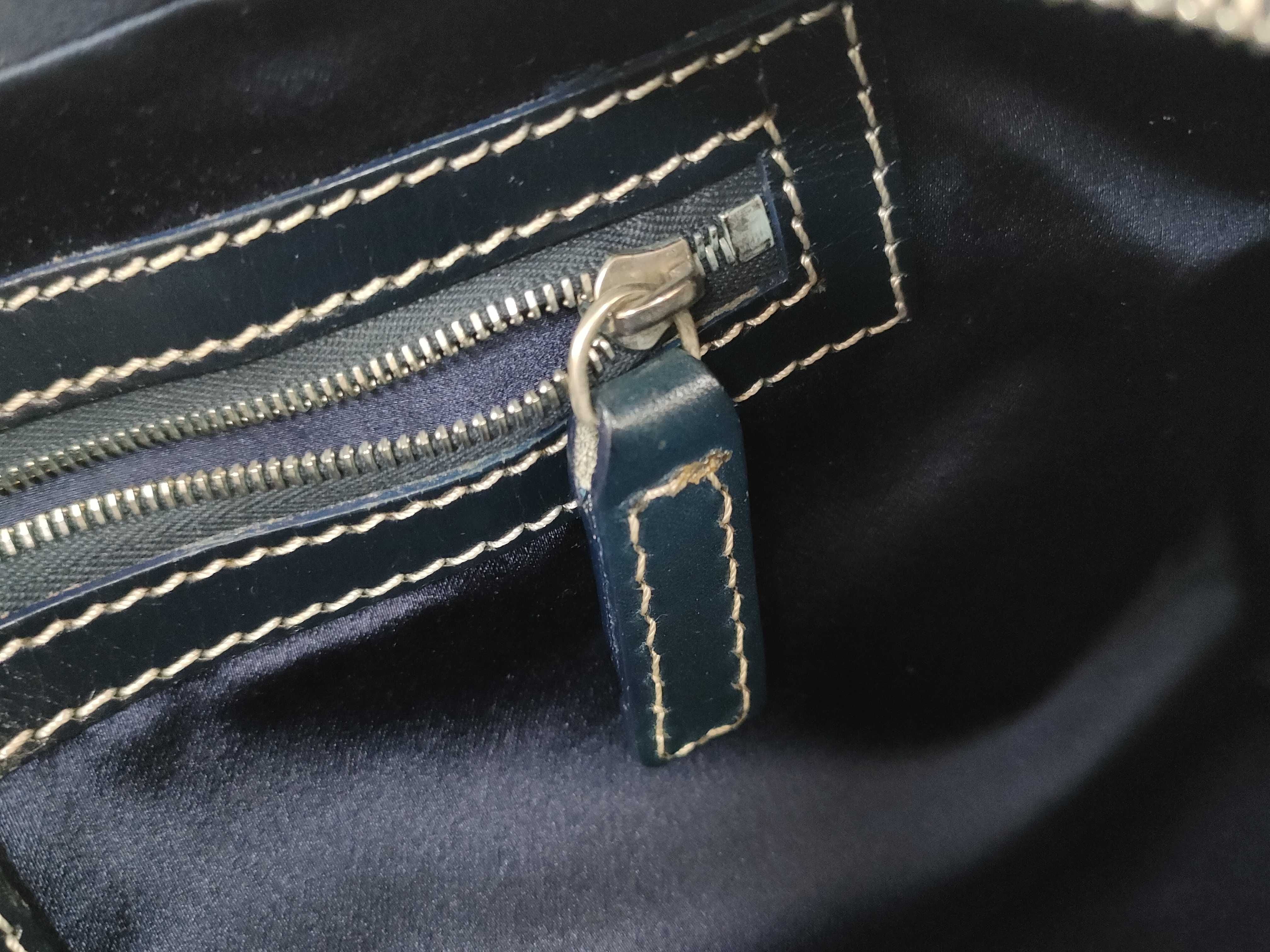 Zucca pattern Boston bag, navy handbag — view 12