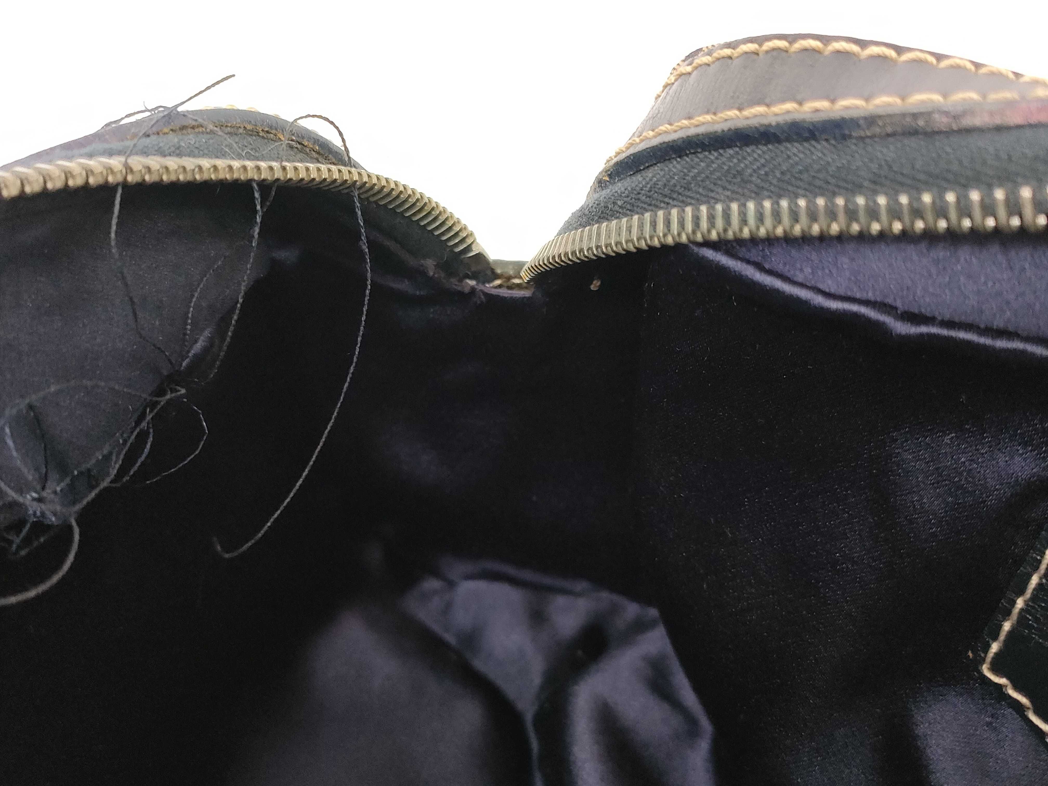 Zucca pattern Boston bag, navy handbag — view 13