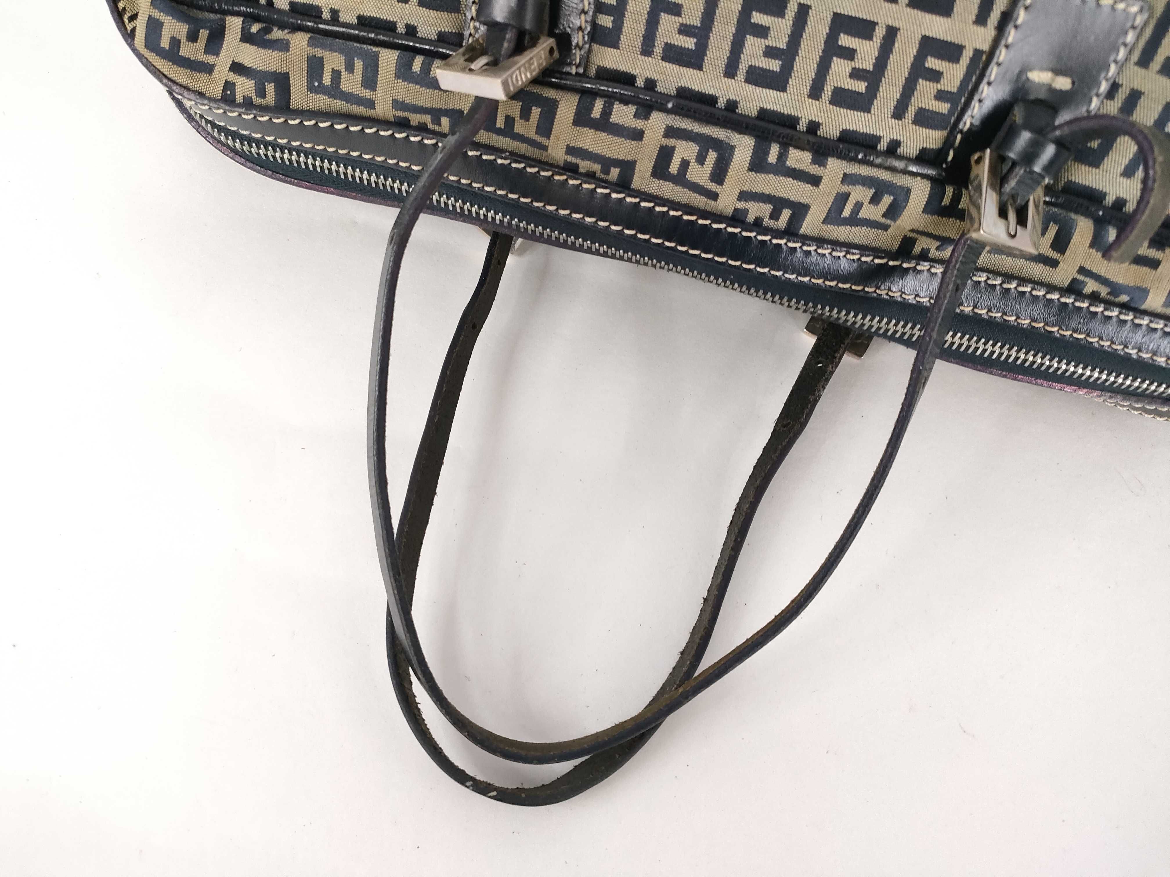 Zucca pattern Boston bag, navy handbag — view 3