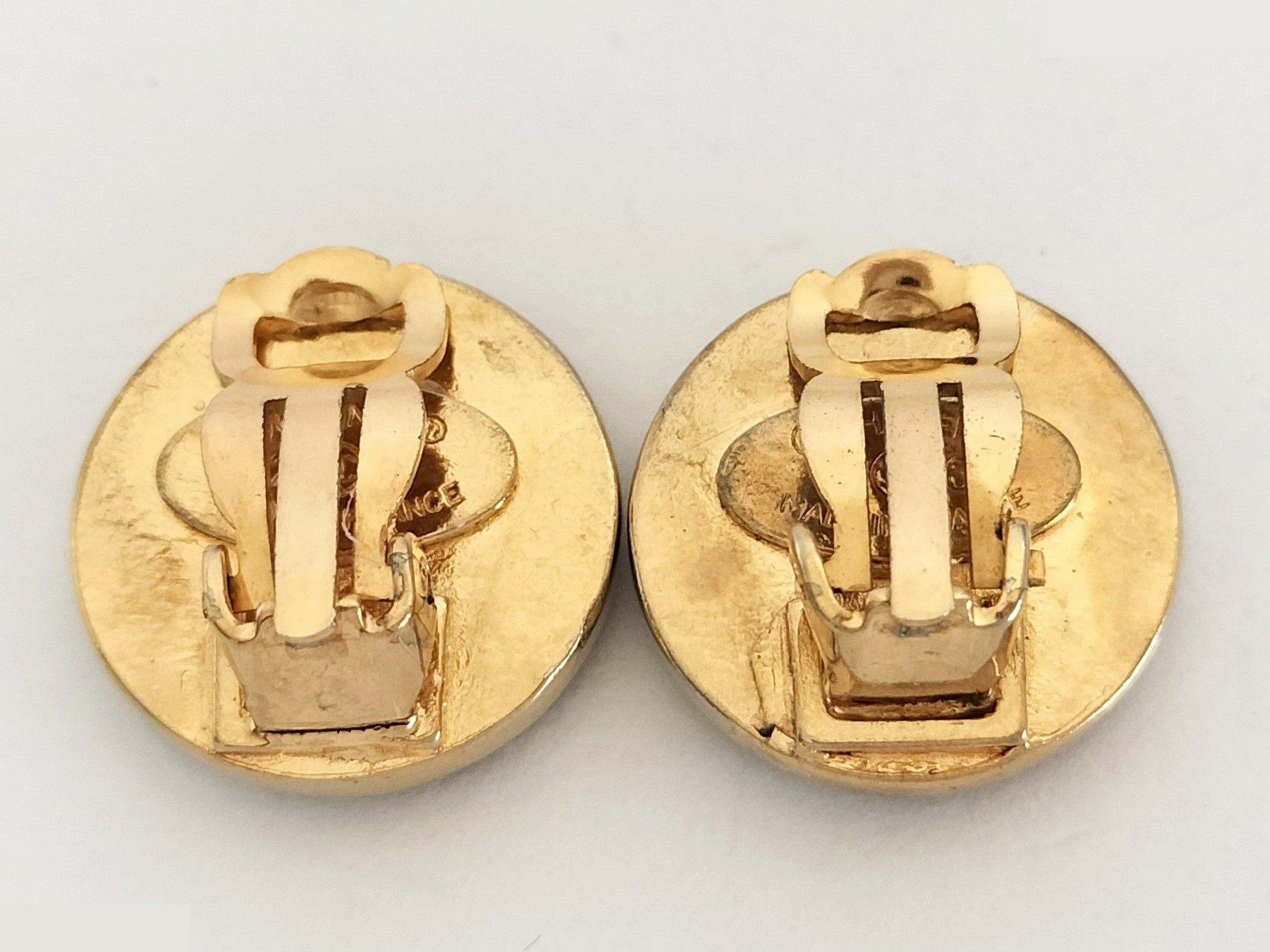 Coco black gold earrings — view 6