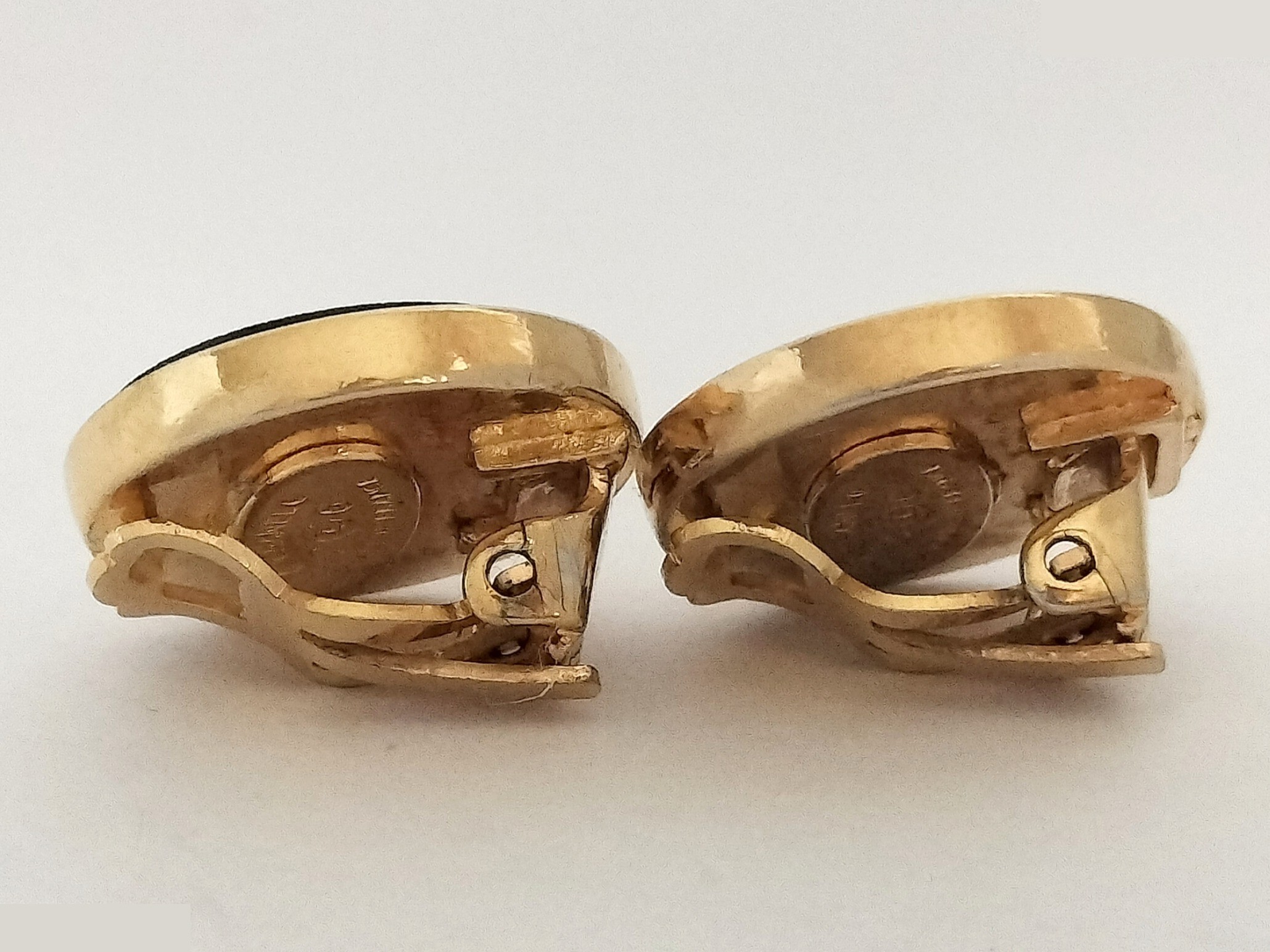 Coco black gold earrings — view 7