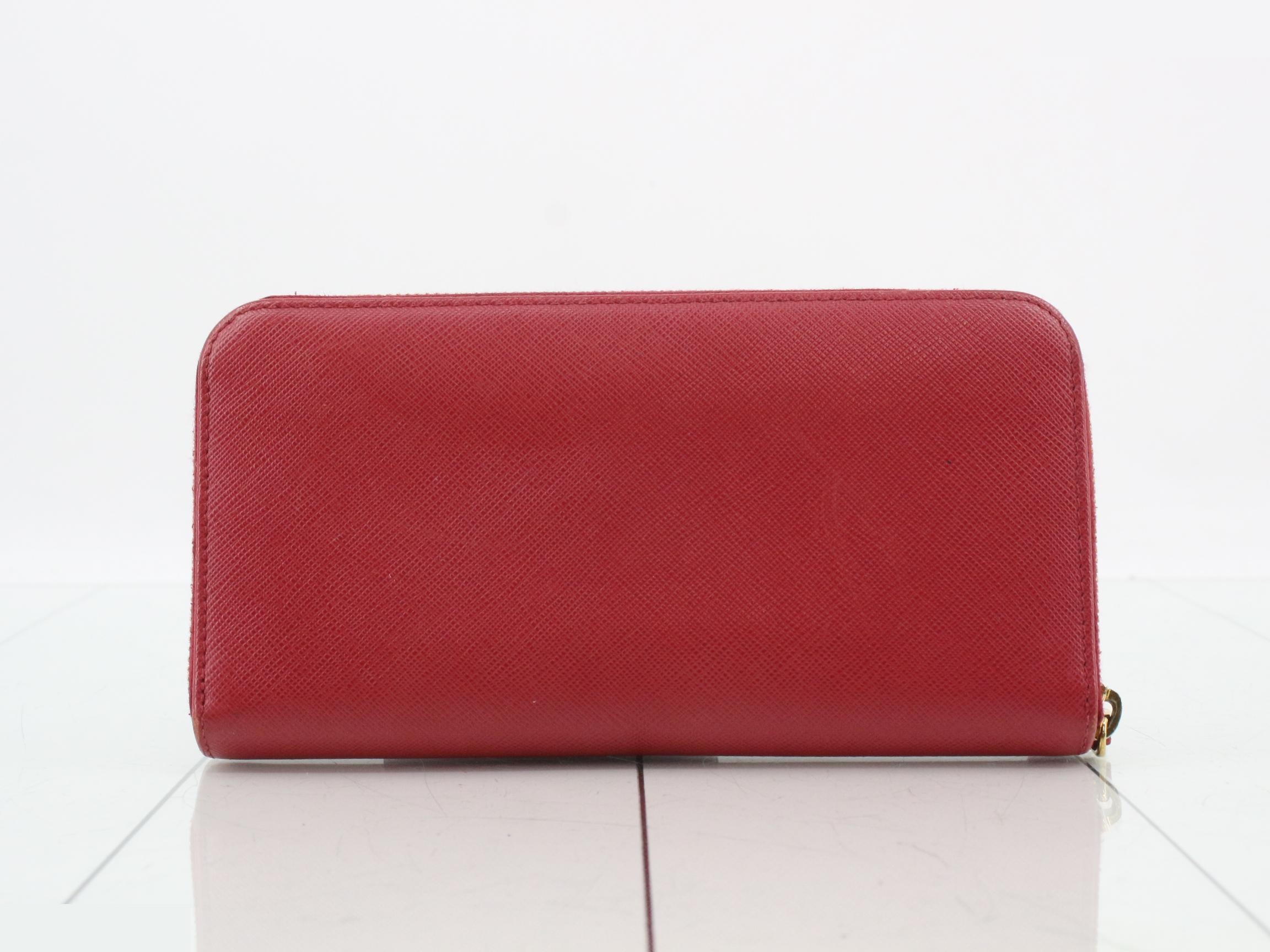 Saffiano long wallet — view 2