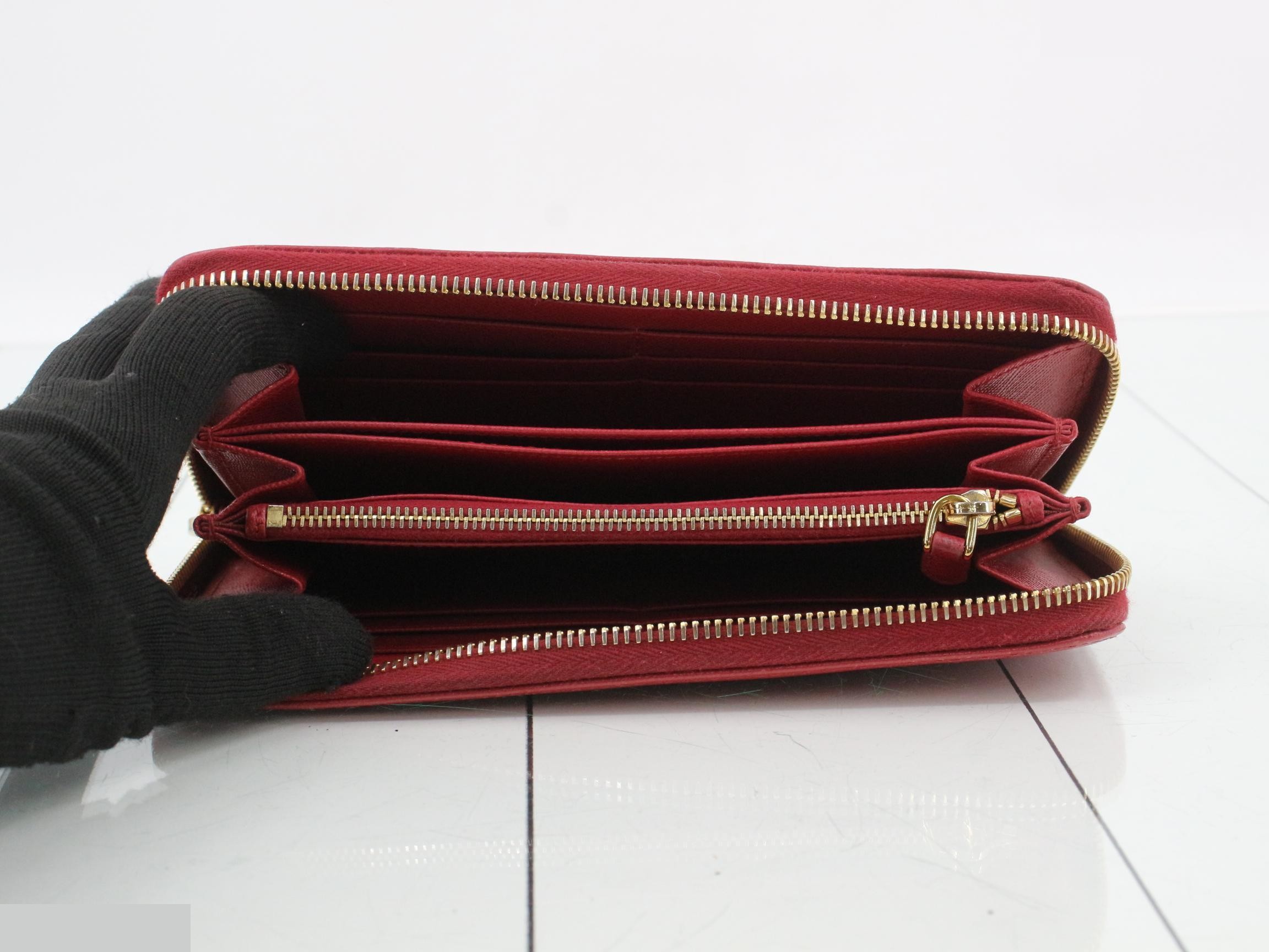 Saffiano long wallet — view 4