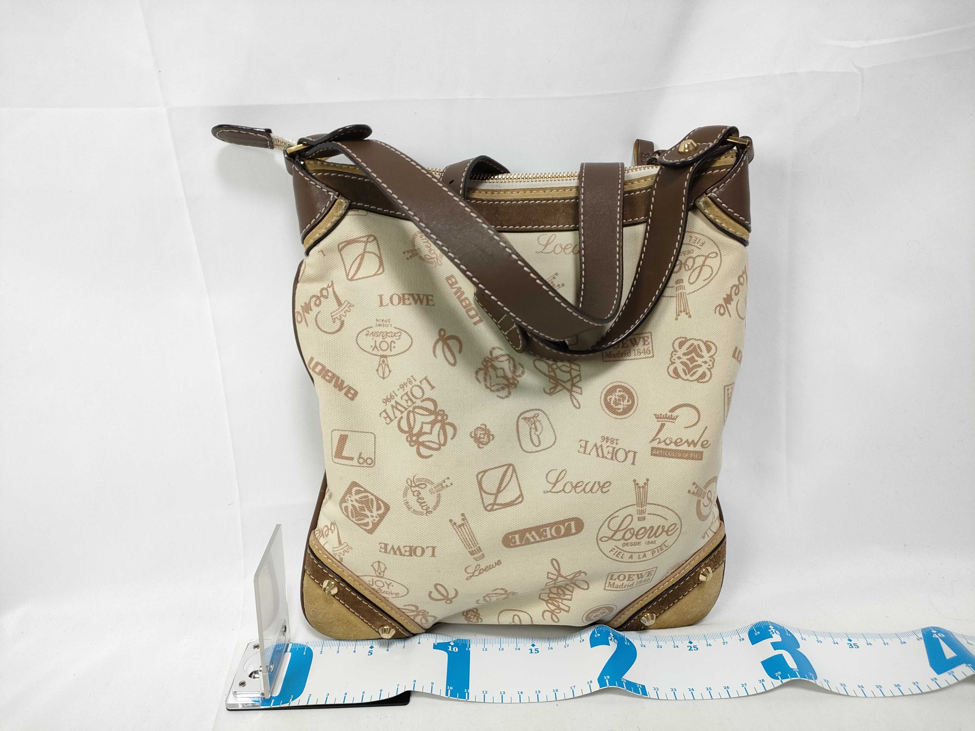 160th Anniversary Commemorative Leather Suede Canvas Shoulder Bag One Shoulder Bag — view 2